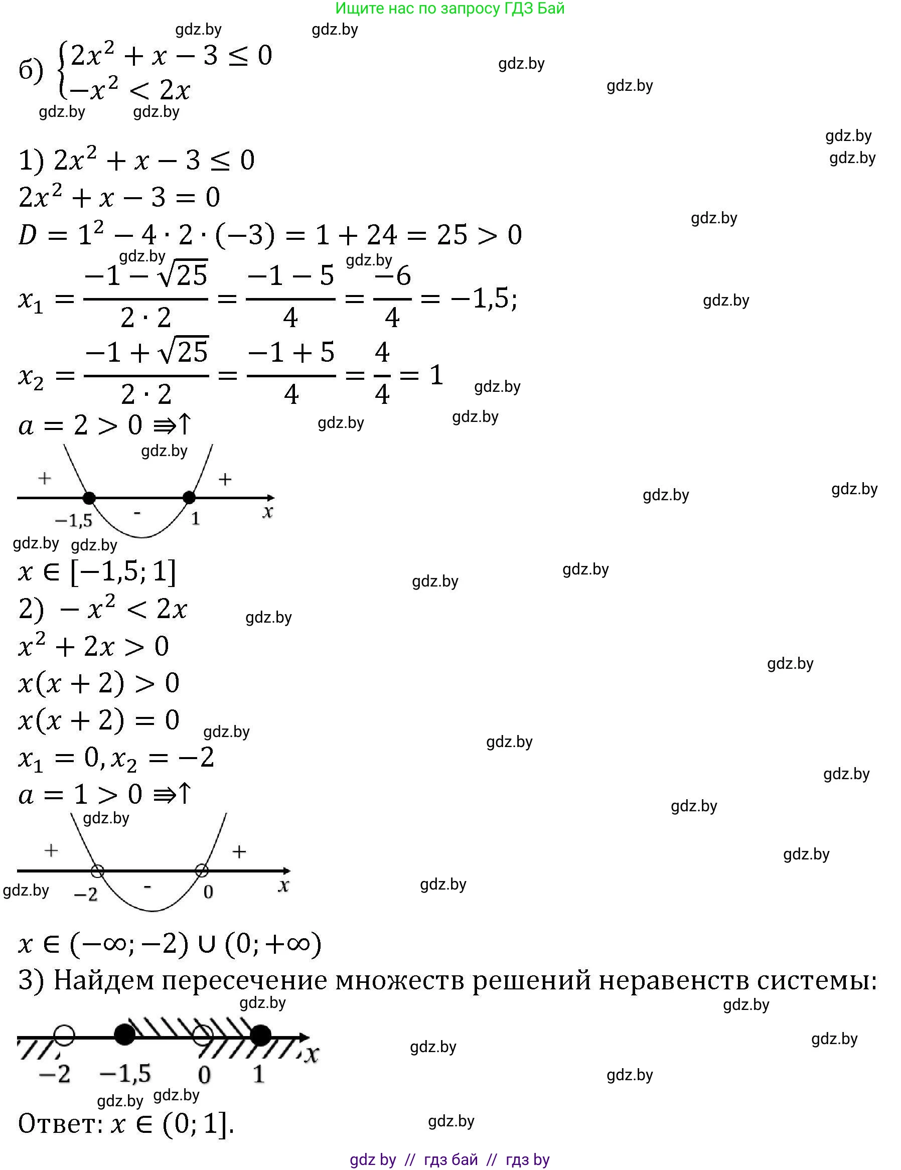 Алгебра, 8 класс Учебник, авторы: Арефьева Ирина Глебовна, Пирютко Ольга Николаевна, издательство Адукацыя i выхаванне, Минск, 2024, бирюзового цвета, страница 207, номер 3.206, Решение (продолжение 2)