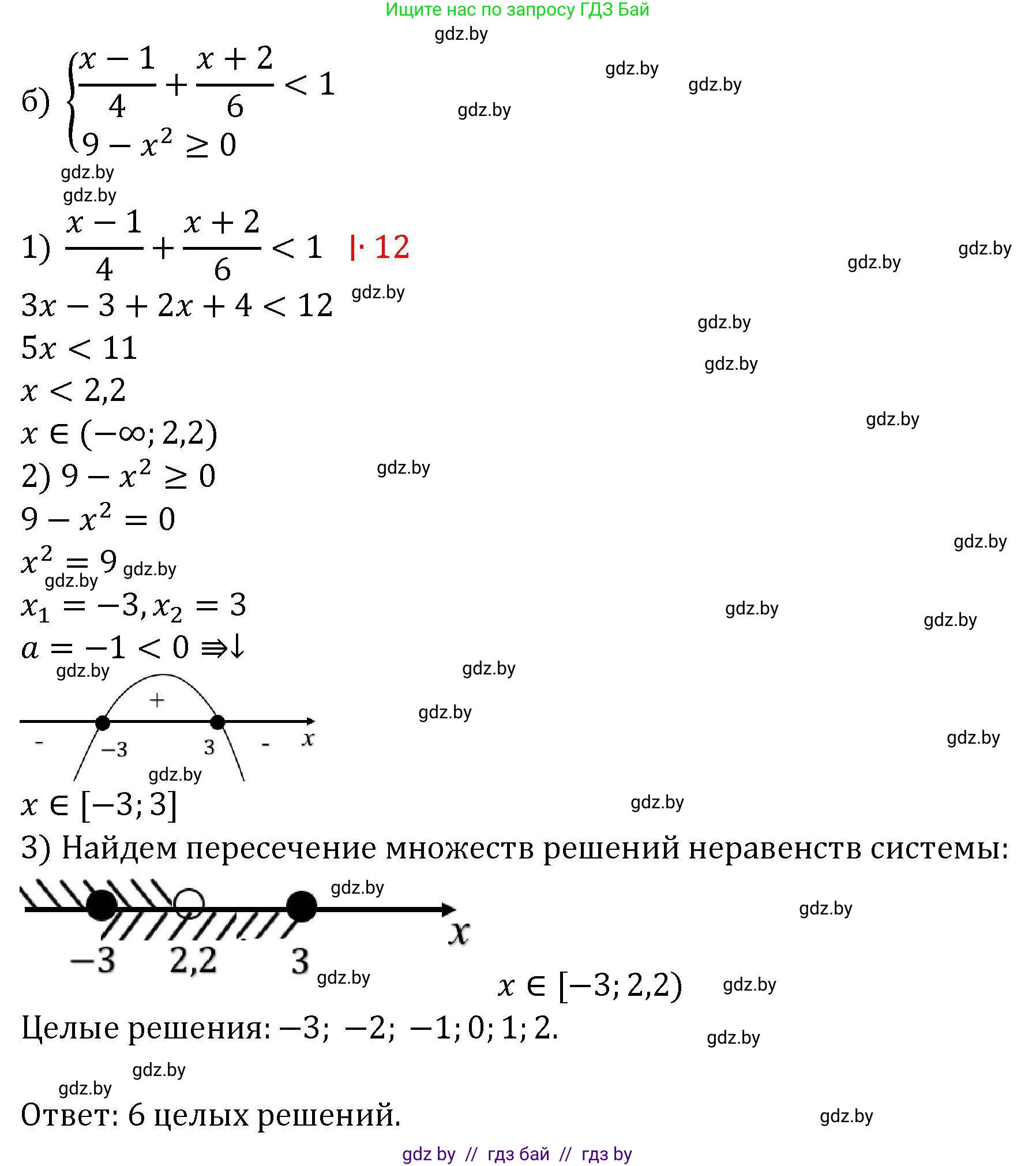 Алгебра, 8 класс Учебник, авторы: Арефьева Ирина Глебовна, Пирютко Ольга Николаевна, издательство Адукацыя i выхаванне, Минск, 2024, бирюзового цвета, страница 207, номер 3.209, Решение (продолжение 2)