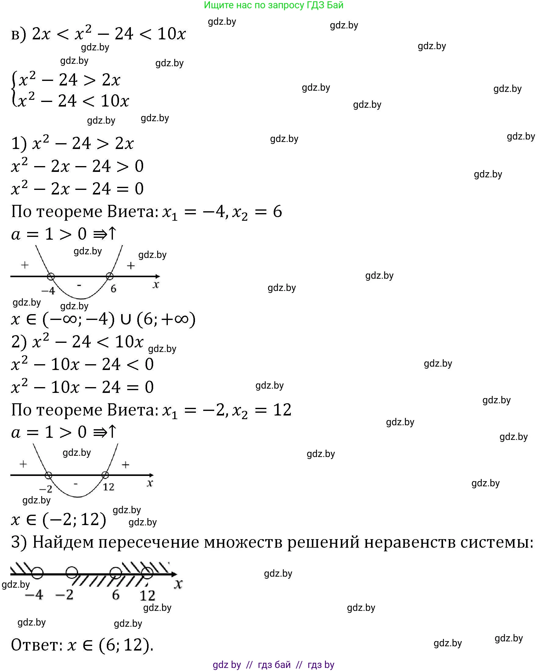 Алгебра, 8 класс Учебник, авторы: Арефьева Ирина Глебовна, Пирютко Ольга Николаевна, издательство Адукацыя i выхаванне, Минск, 2024, бирюзового цвета, страница 207, номер 3.211, Решение (продолжение 3)