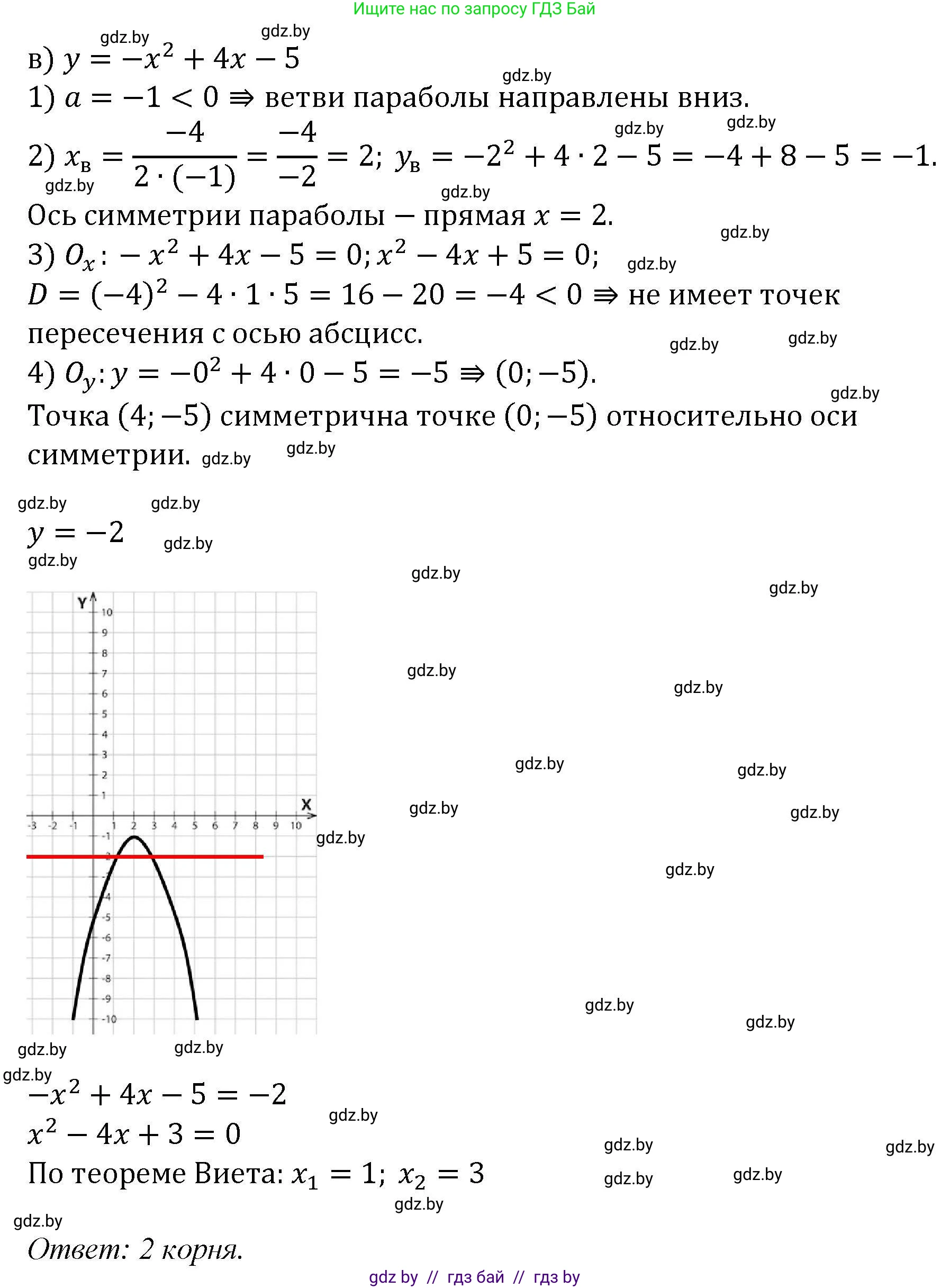 Алгебра, 8 класс Учебник, авторы: Арефьева Ирина Глебовна, Пирютко Ольга Николаевна, издательство Адукацыя i выхаванне, Минск, 2024, бирюзового цвета, страница 168, номер 3.33, Решение (продолжение 3)