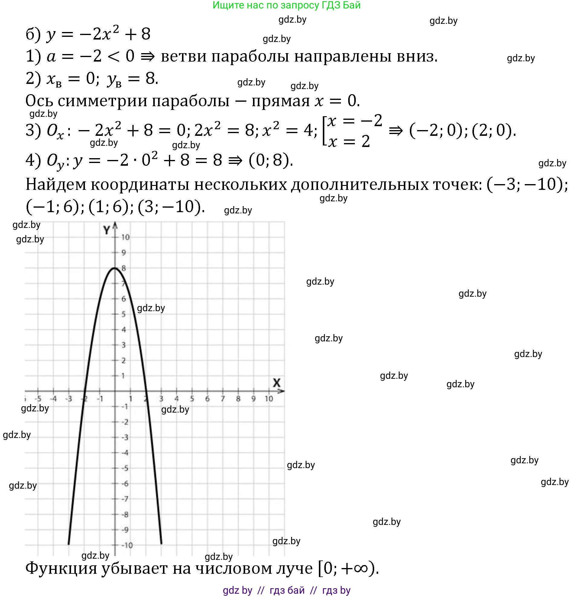 Алгебра, 8 класс Учебник, авторы: Арефьева Ирина Глебовна, Пирютко Ольга Николаевна, издательство Адукацыя i выхаванне, Минск, 2024, бирюзового цвета, страница 185, номер 3.92, Решение (продолжение 2)