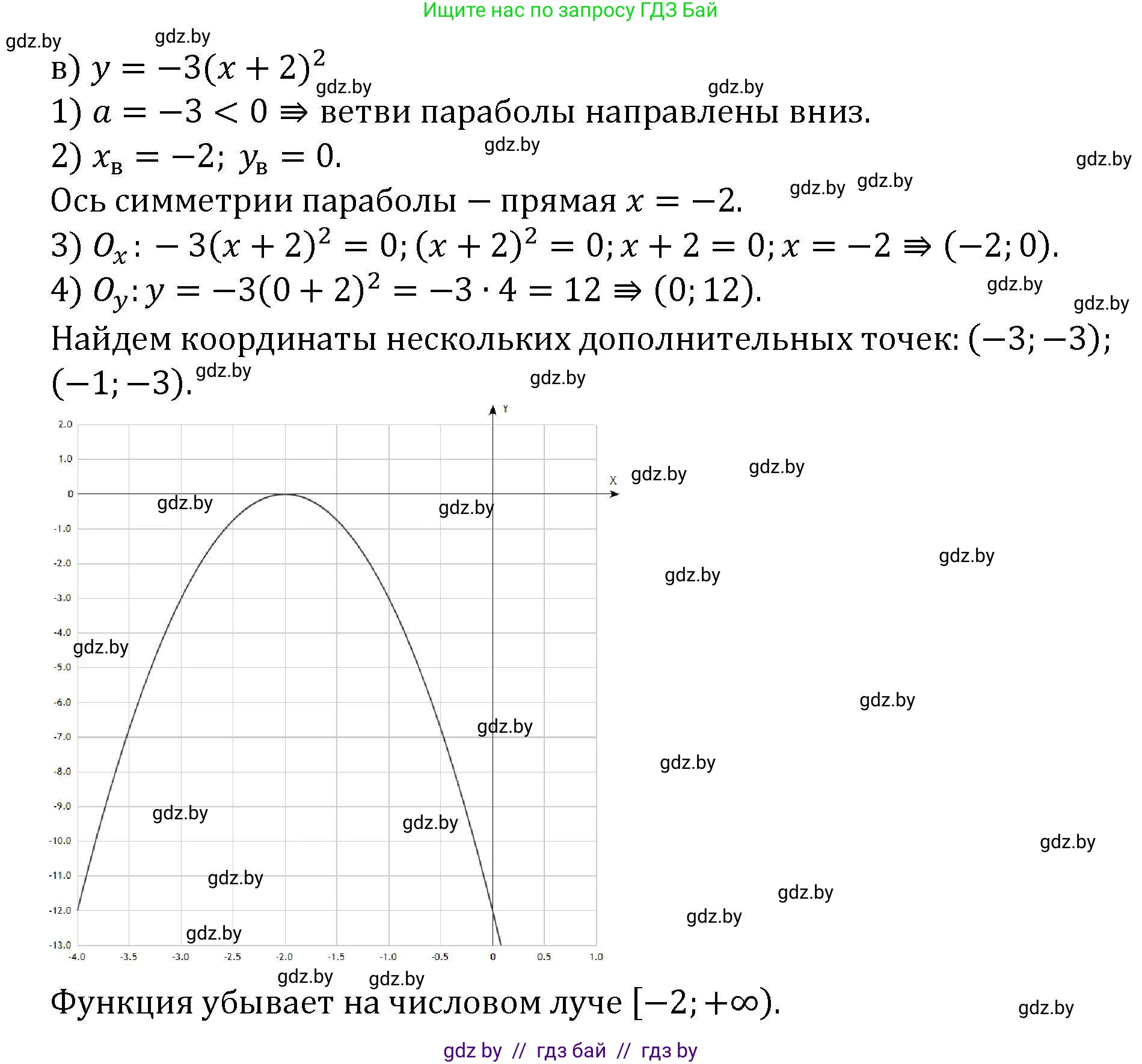 Алгебра, 8 класс Учебник, авторы: Арефьева Ирина Глебовна, Пирютко Ольга Николаевна, издательство Адукацыя i выхаванне, Минск, 2024, бирюзового цвета, страница 185, номер 3.92, Решение (продолжение 3)