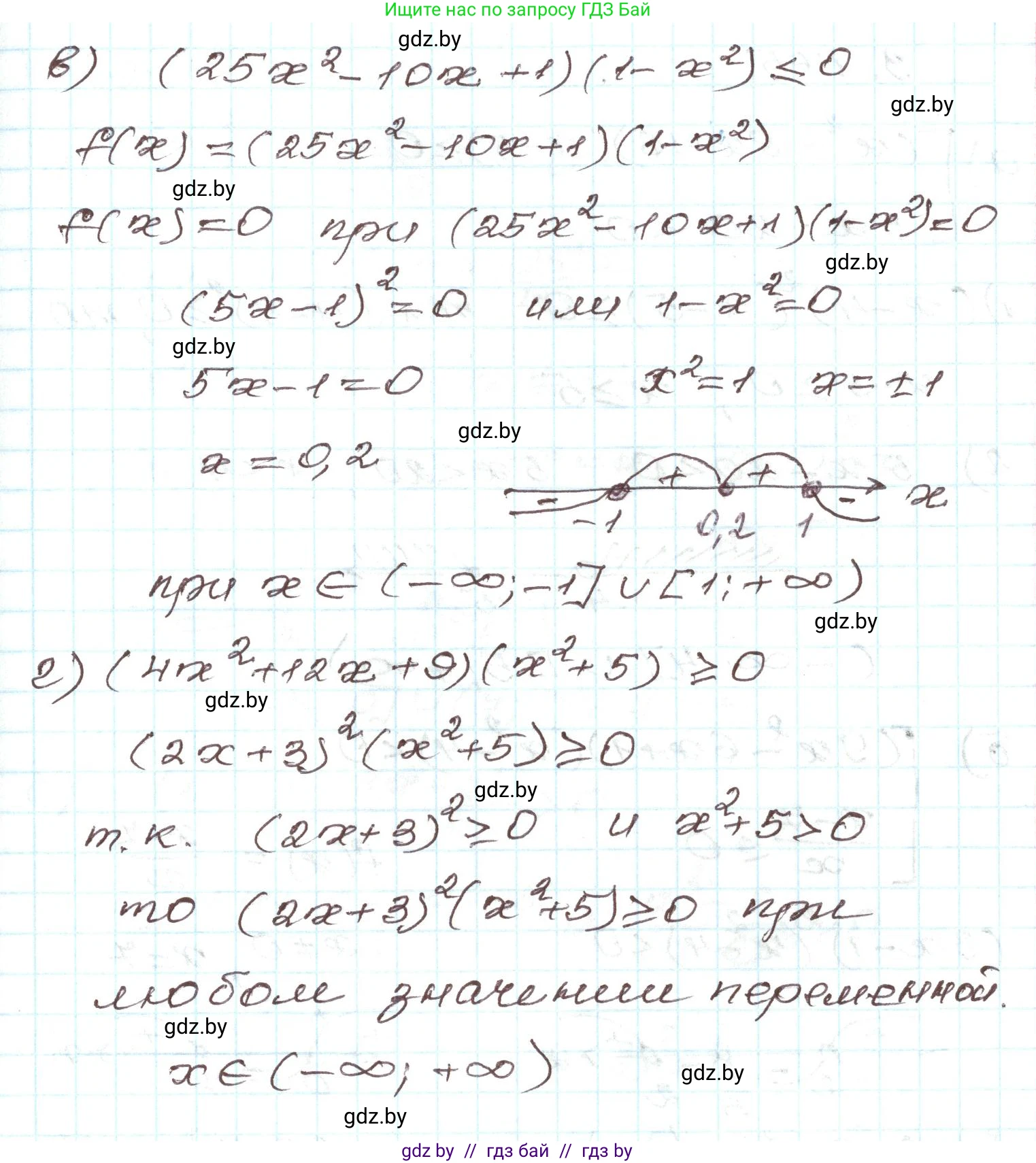 Алгебра, 9 класс Учебник, авторы: Арефьева Ирина Глебовна, Пирютко Ольга Николаевна, издательство Народная асвета, Минск, 2019, голубого цвета, страница 194, номер 3.174, Решение (продолжение 2)