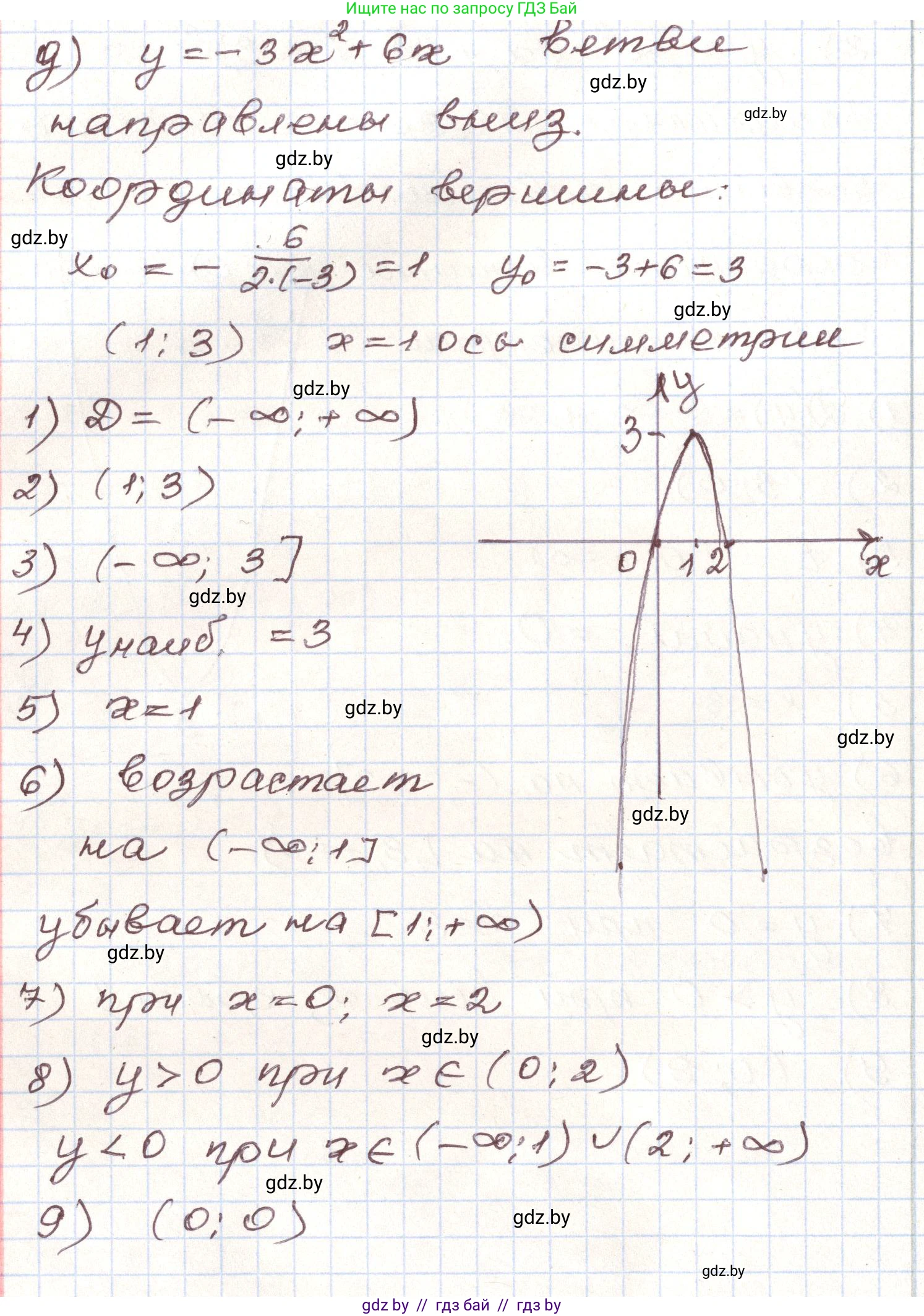 Алгебра, 9 класс Учебник, авторы: Арефьева Ирина Глебовна, Пирютко Ольга Николаевна, издательство Народная асвета, Минск, 2019, голубого цвета, страница 284, номер 194, Решение (продолжение 5)