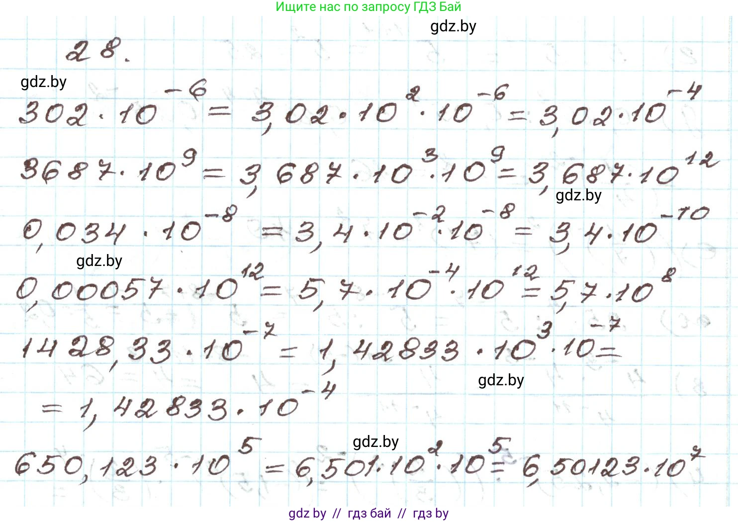 Алгебра, 9 класс Учебник, авторы: Арефьева Ирина Глебовна, Пирютко Ольга Николаевна, издательство Народная асвета, Минск, 2019, голубого цвета, страница 268, номер 28, Решение