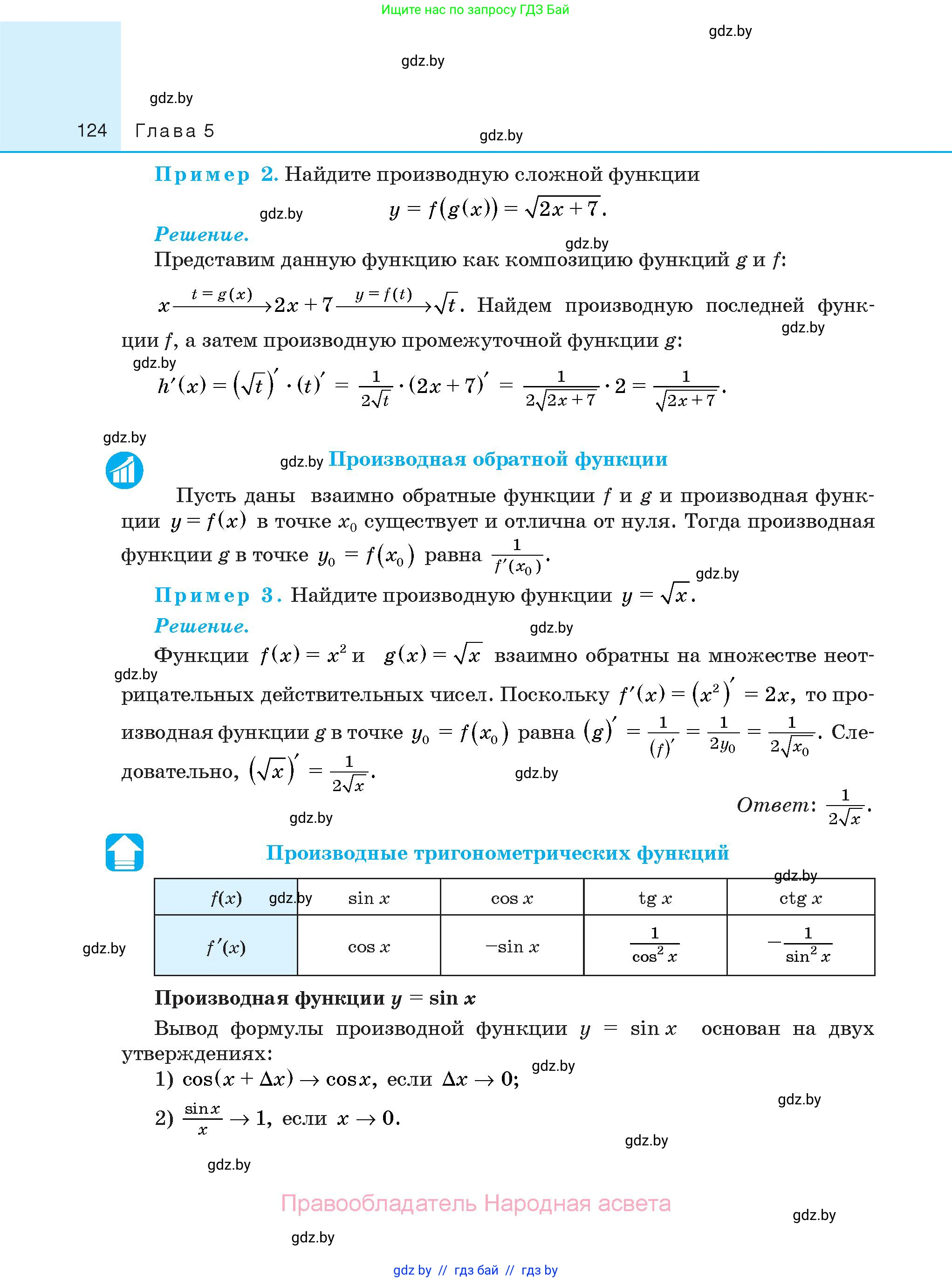Алгебра, 10 класс Сборник задач, авторы: Арефьева Ирина Глебовна, Пирютко Ольга Николаевна, издательство Народная асвета, Минск, 2020, белого цвета, страница 124