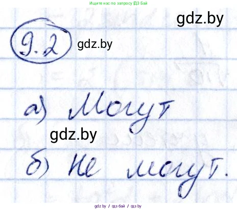 Алгебра, 10 класс Сборник задач, авторы: Арефьева Ирина Глебовна, Пирютко Ольга Николаевна, издательство Народная асвета, Минск, 2020, белого цвета, страница 46, номер 9.2, Решение