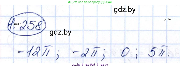 Алгебра, 10 класс Учебник, авторы: Арефьева Ирина Глебовна, Пирютко Ольга Николаевна, издательство Народная асвета, Минск, 2019, голубого цвета, страница 83, номер 1.258, Решение