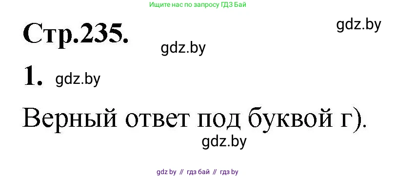 Алгебра, 10 класс Учебник, авторы: Арефьева Ирина Глебовна, Пирютко Ольга Николаевна, издательство Народная асвета, Минск, 2019, голубого цвета, страница 235, Решение