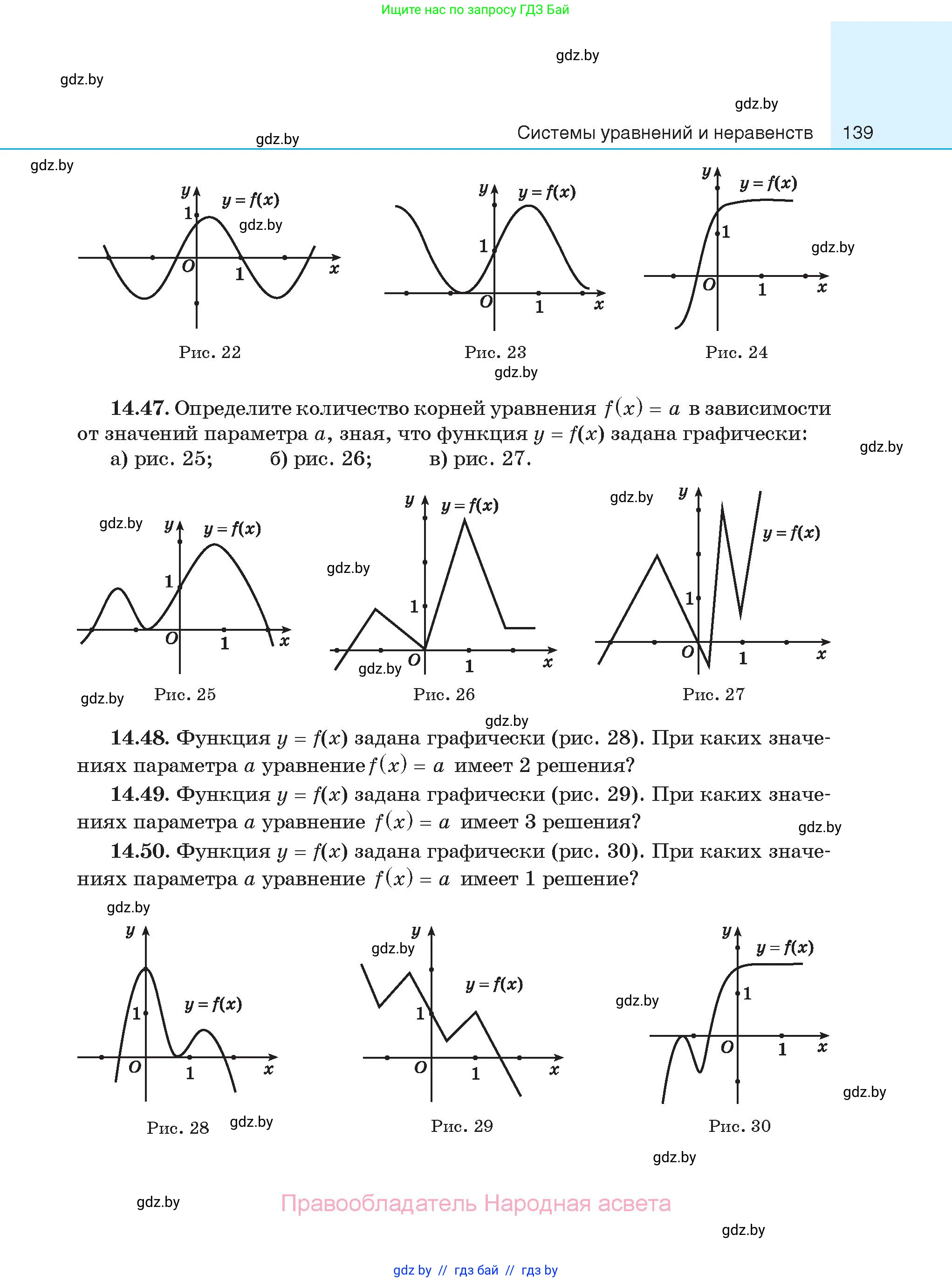 Алгебра, 11 класс Сборник задач, авторы: Арефьева Ирина Глебовна, Пирютко Ольга Николаевна, издательство Народная асвета, Минск, 2020, белого цвета, страница 139