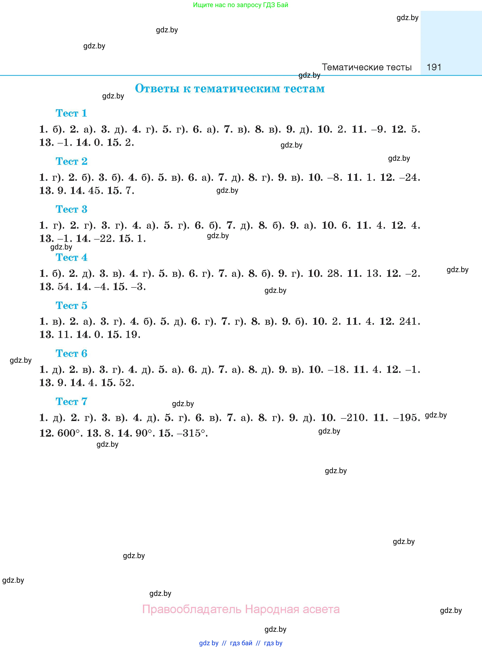 Алгебра, 11 класс Сборник задач, авторы: Арефьева Ирина Глебовна, Пирютко Ольга Николаевна, издательство Народная асвета, Минск, 2020, белого цвета, страница 191