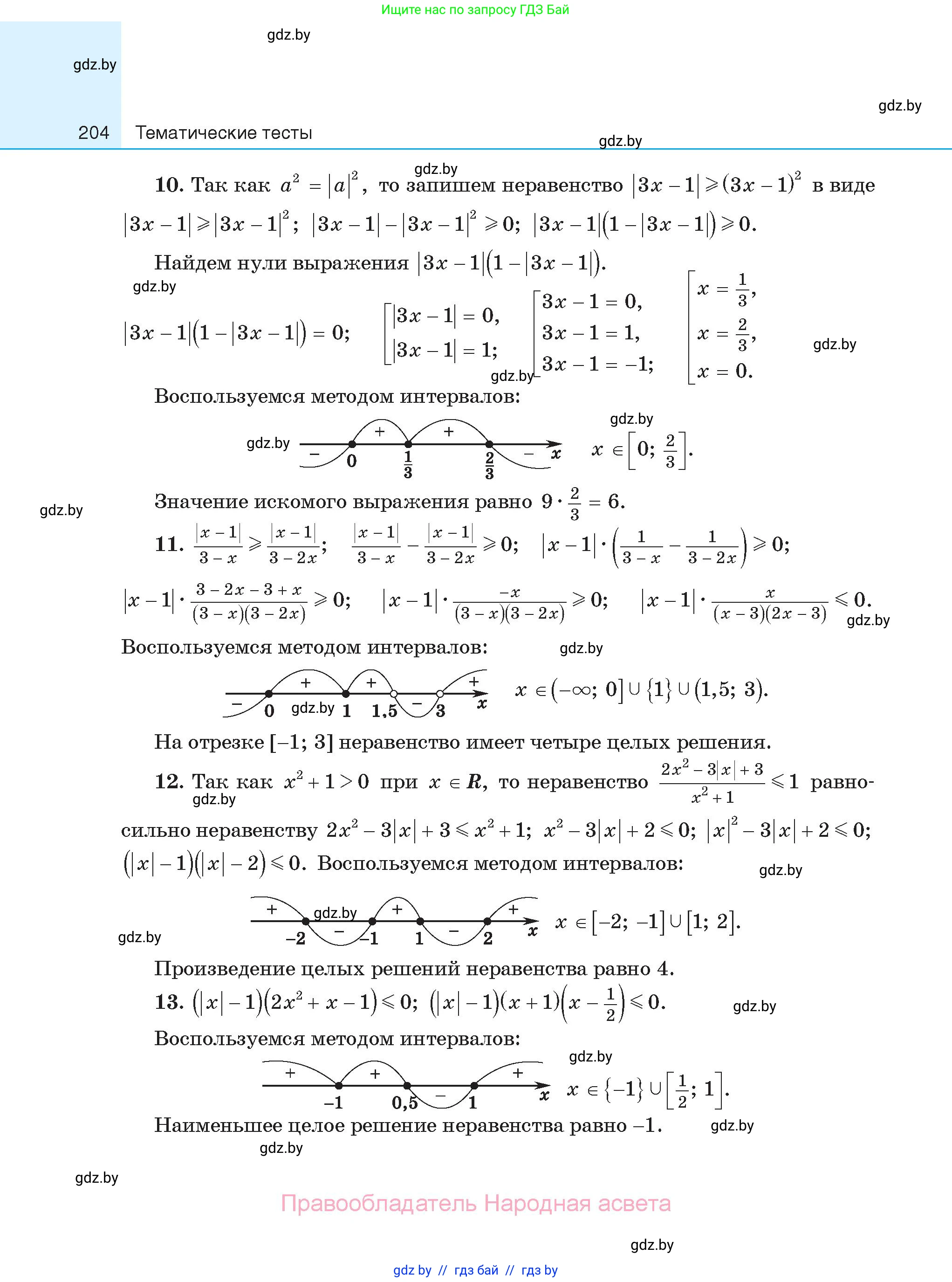Алгебра, 11 класс Сборник задач, авторы: Арефьева Ирина Глебовна, Пирютко Ольга Николаевна, издательство Народная асвета, Минск, 2020, белого цвета, страница 204