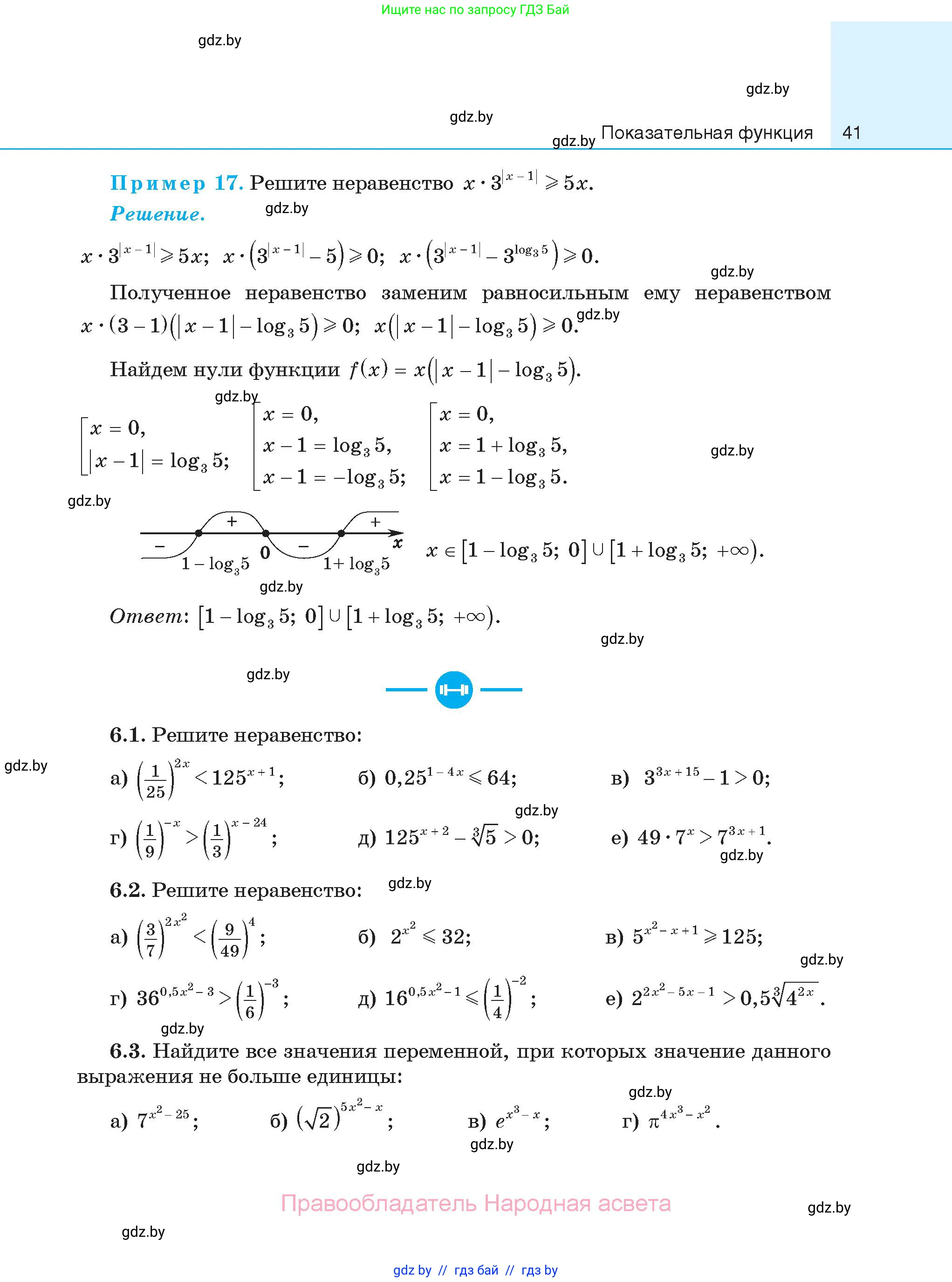 Алгебра, 11 класс Сборник задач, авторы: Арефьева Ирина Глебовна, Пирютко Ольга Николаевна, издательство Народная асвета, Минск, 2020, белого цвета, страница 41