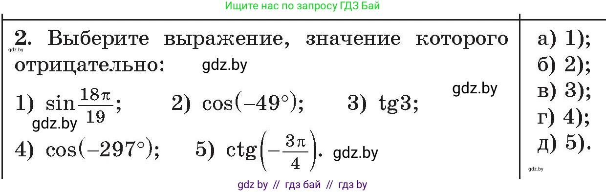 Алгебра, 11 класс Сборник задач, авторы: Арефьева Ирина Глебовна, Пирютко Ольга Николаевна, издательство Народная асвета, Минск, 2020, белого цвета, страница 186, номер 2, Условие