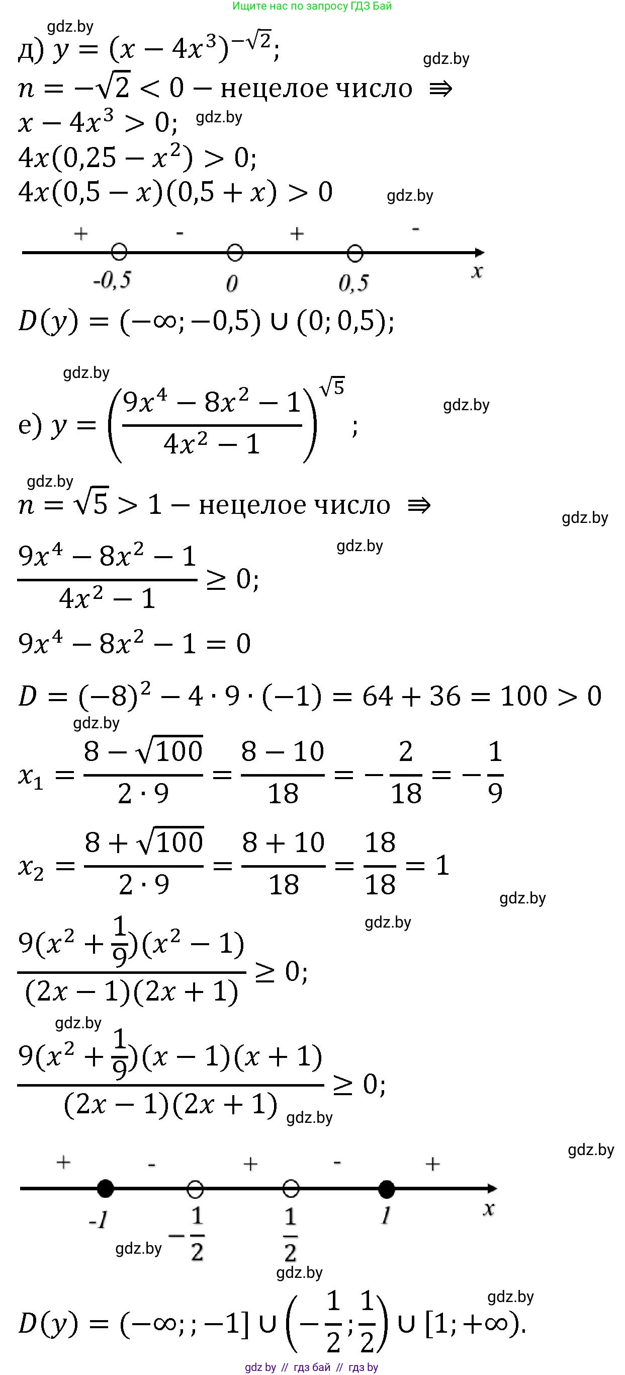 Алгебра, 11 класс Сборник задач, авторы: Арефьева Ирина Глебовна, Пирютко Ольга Николаевна, издательство Народная асвета, Минск, 2020, белого цвета, страница 11, номер 3, Решение (продолжение 2)