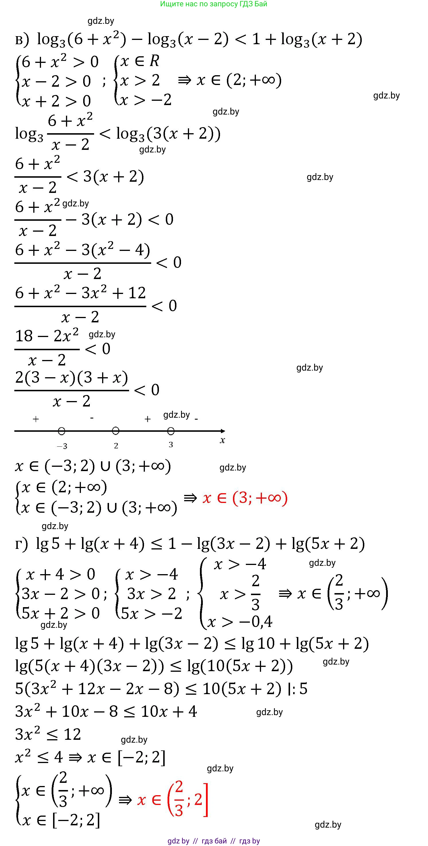 Алгебра, 11 класс Сборник задач, авторы: Арефьева Ирина Глебовна, Пирютко Ольга Николаевна, издательство Народная асвета, Минск, 2020, белого цвета, страница 93, номер 19, Решение (продолжение 2)