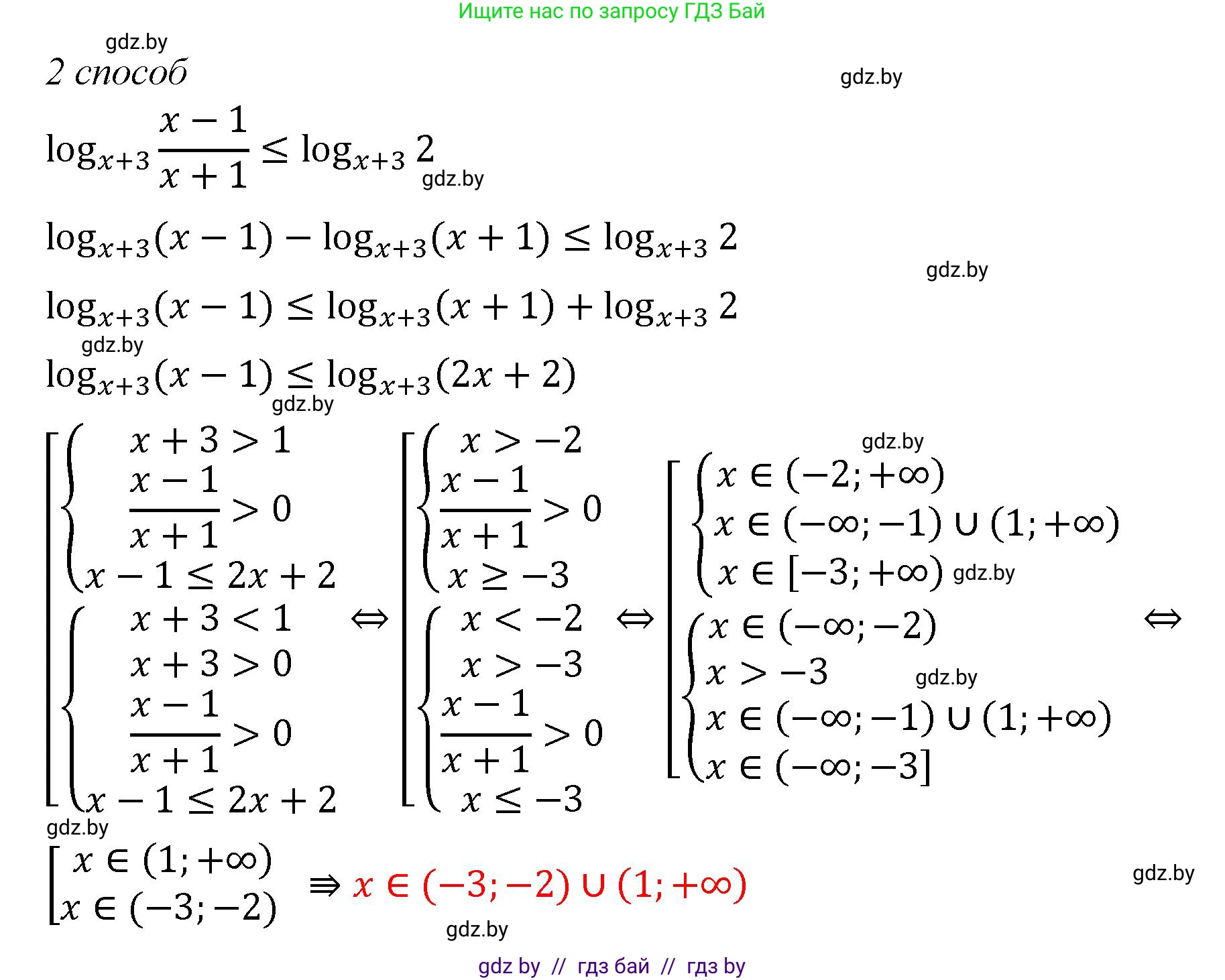 Алгебра, 11 класс Сборник задач, авторы: Арефьева Ирина Глебовна, Пирютко Ольга Николаевна, издательство Народная асвета, Минск, 2020, белого цвета, страница 94, номер 35, Решение (продолжение 2)