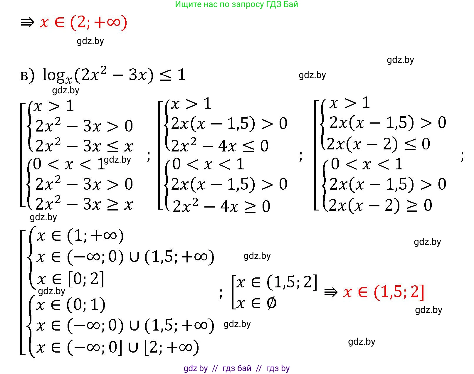 Алгебра, 11 класс Сборник задач, авторы: Арефьева Ирина Глебовна, Пирютко Ольга Николаевна, издательство Народная асвета, Минск, 2020, белого цвета, страница 94, номер 35, Решение (продолжение 3)