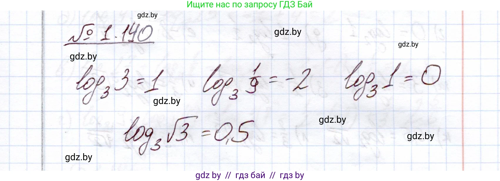 Алгебра, 11 класс Учебник, авторы: Арефьева Ирина Глебовна, Пирютко Ольга Николаевна, издательство Народная асвета, Минск, 2020, бирюзового цвета, страница 40, номер 1.140, Решение