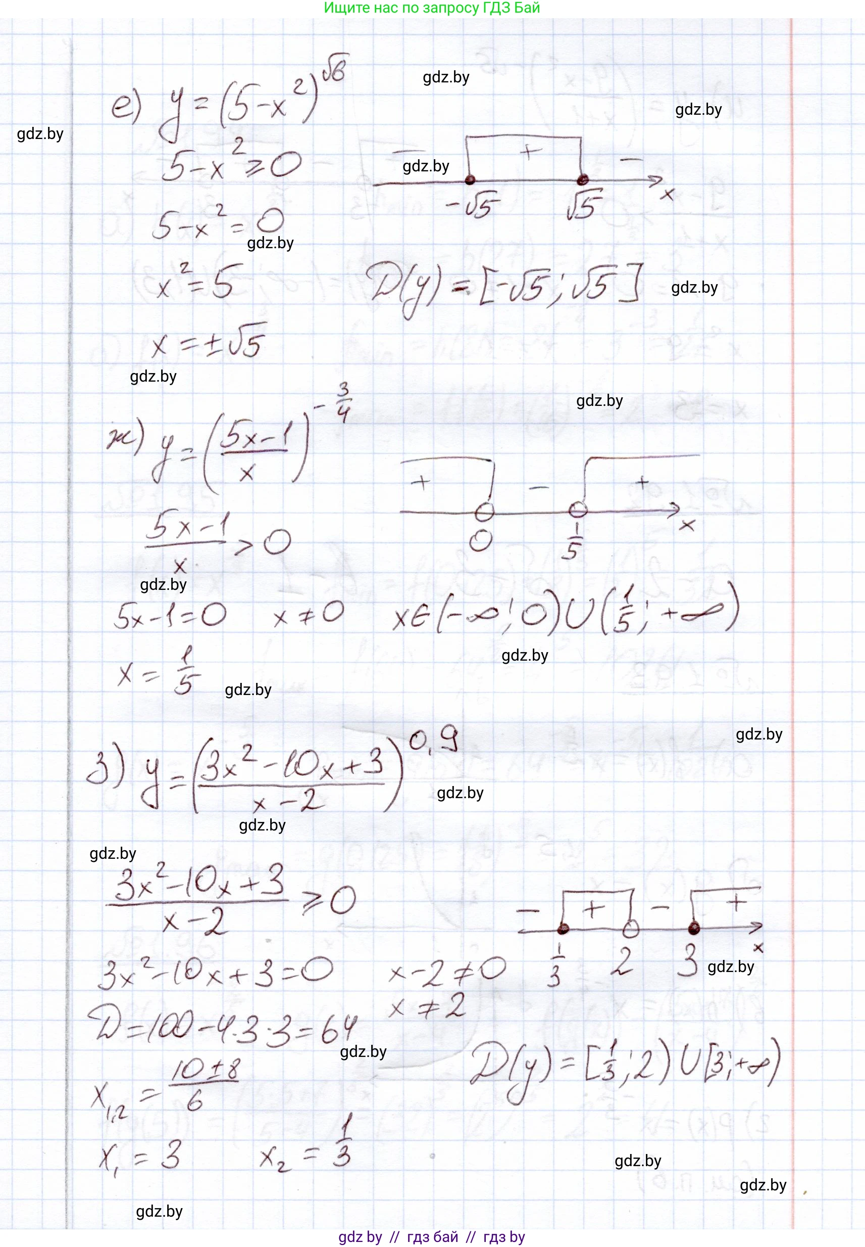 Алгебра, 11 класс Учебник, авторы: Арефьева Ирина Глебовна, Пирютко Ольга Николаевна, издательство Народная асвета, Минск, 2020, бирюзового цвета, страница 28, номер 1.91, Решение (продолжение 2)