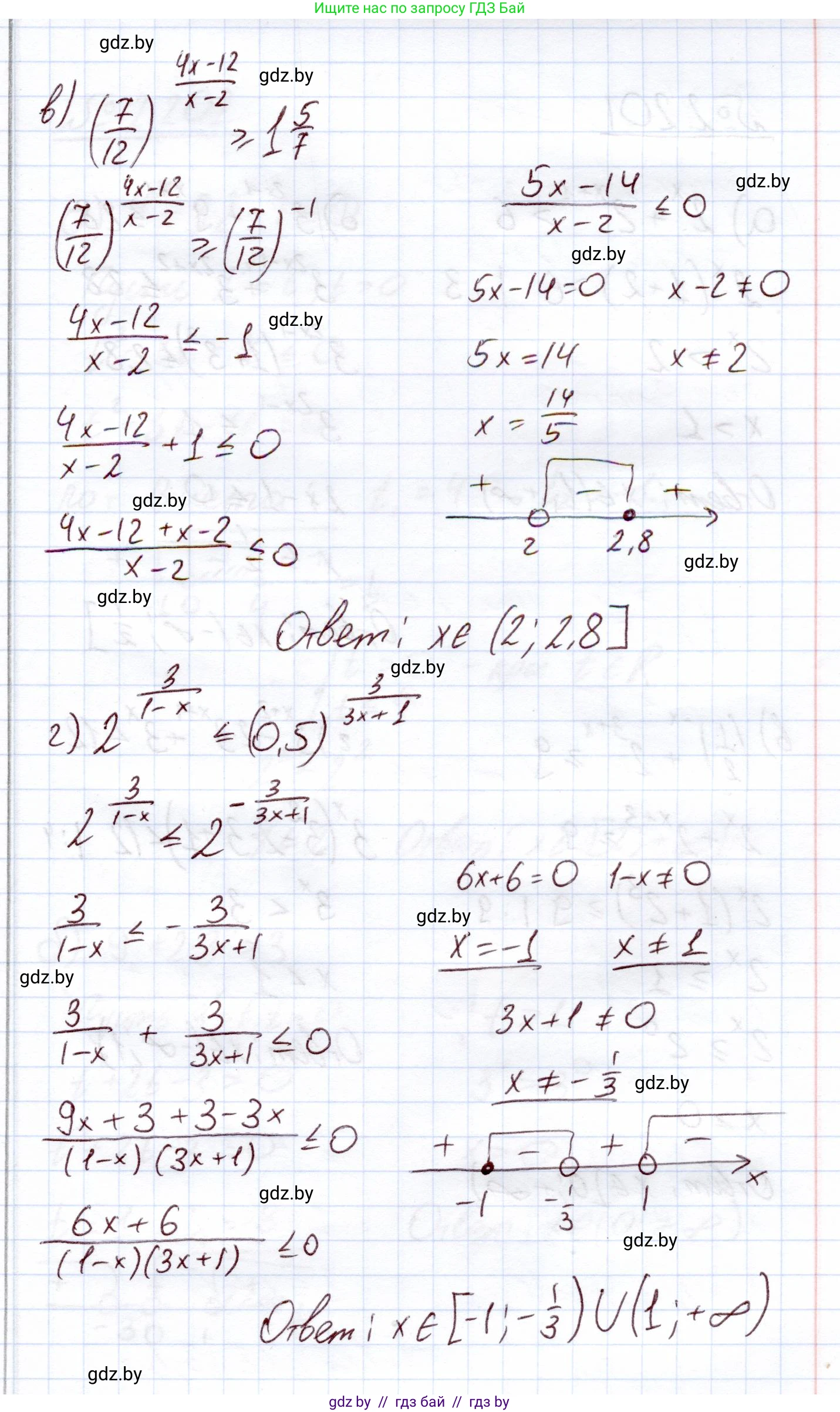 Алгебра, 11 класс Учебник, авторы: Арефьева Ирина Глебовна, Пирютко Ольга Николаевна, издательство Народная асвета, Минск, 2020, бирюзового цвета, страница 94, номер 2.200, Решение (продолжение 2)