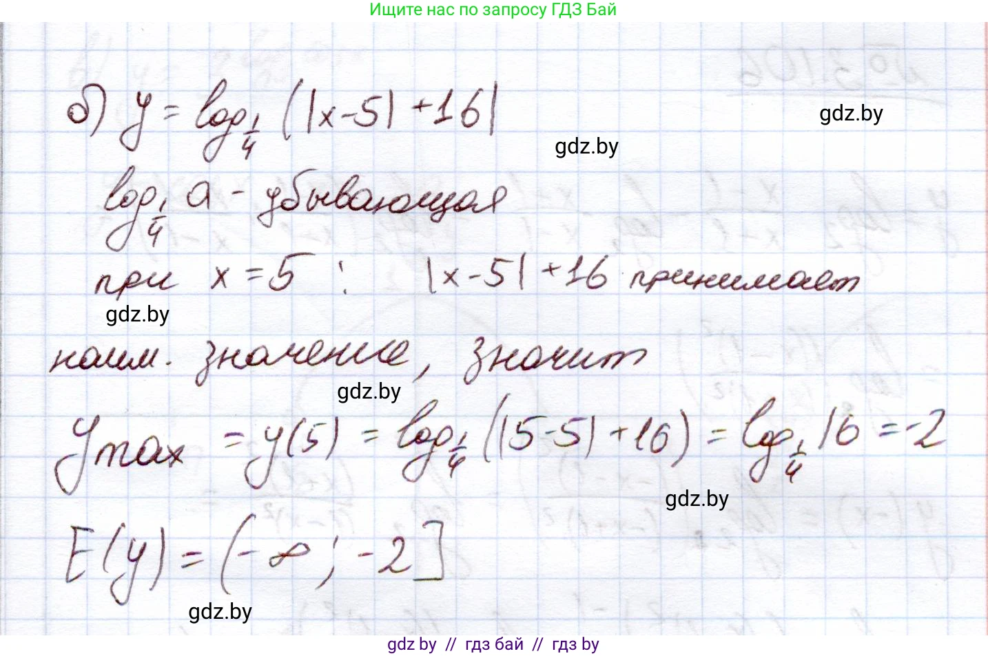 Алгебра, 11 класс Учебник, авторы: Арефьева Ирина Глебовна, Пирютко Ольга Николаевна, издательство Народная асвета, Минск, 2020, бирюзового цвета, страница 125, номер 3.103, Решение (продолжение 2)