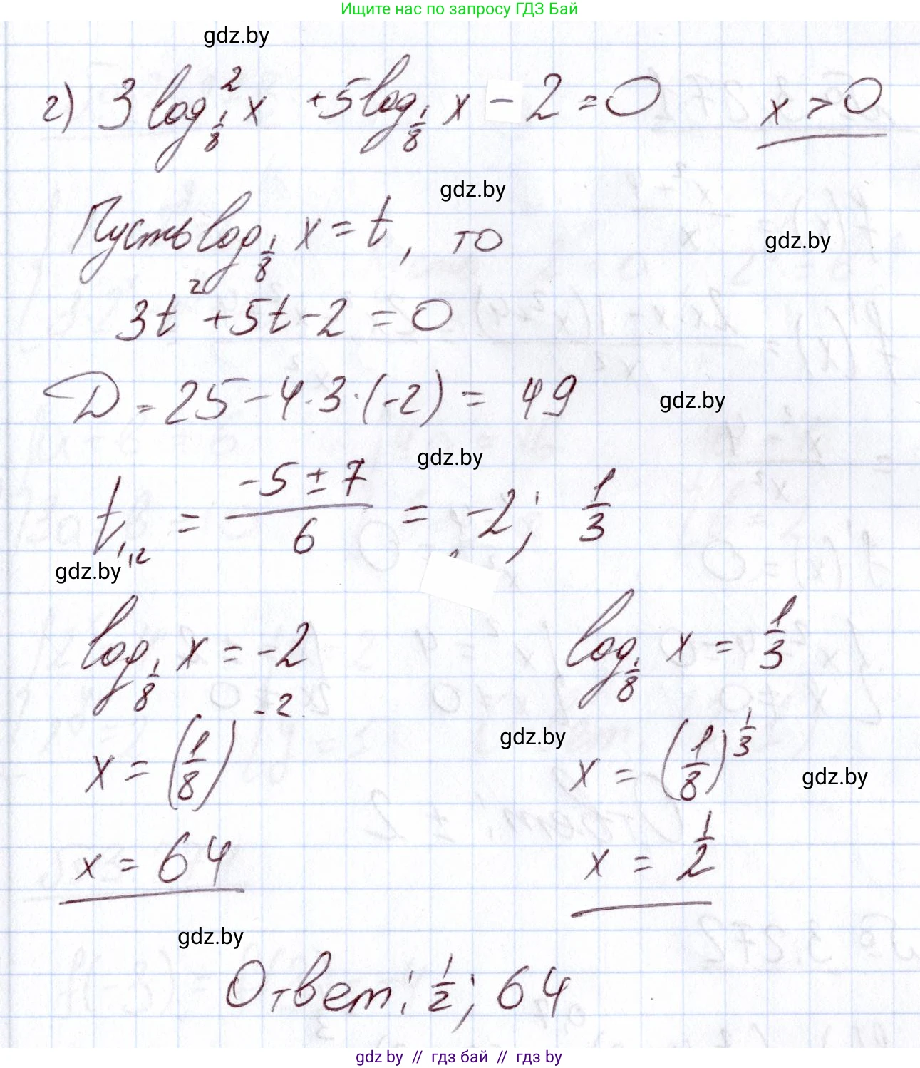 Алгебра, 11 класс Учебник, авторы: Арефьева Ирина Глебовна, Пирютко Ольга Николаевна, издательство Народная асвета, Минск, 2020, бирюзового цвета, страница 162, номер 3.269, Решение (продолжение 2)