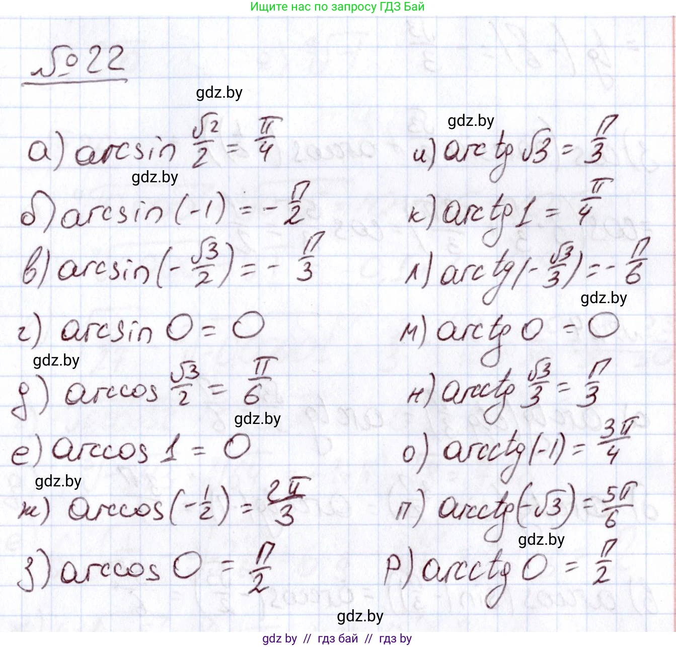 Алгебра, 11 класс Учебник, авторы: Арефьева Ирина Глебовна, Пирютко Ольга Николаевна, издательство Народная асвета, Минск, 2020, бирюзового цвета, страница 168, номер 22, Решение