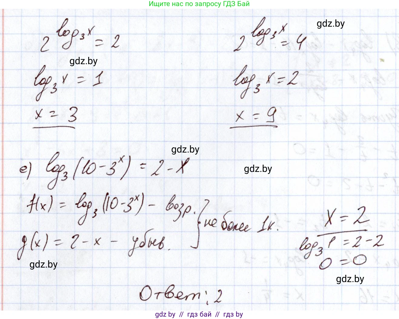 Алгебра, 11 класс Учебник, авторы: Арефьева Ирина Глебовна, Пирютко Ольга Николаевна, издательство Народная асвета, Минск, 2020, бирюзового цвета, страница 198, номер 258, Решение (продолжение 3)
