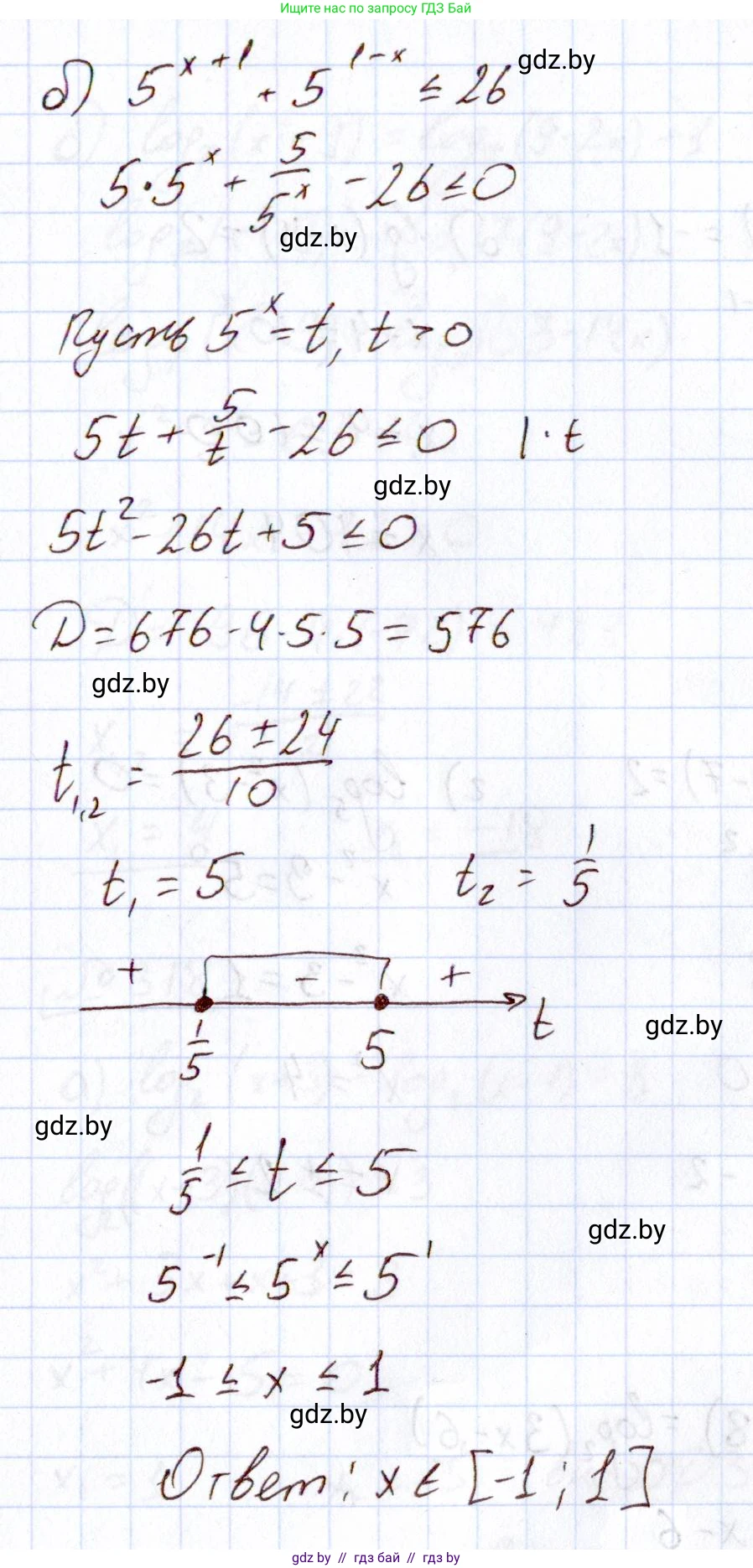 Алгебра, 11 класс Учебник, авторы: Арефьева Ирина Глебовна, Пирютко Ольга Николаевна, издательство Народная асвета, Минск, 2020, бирюзового цвета, страница 206, номер 315, Решение (продолжение 2)