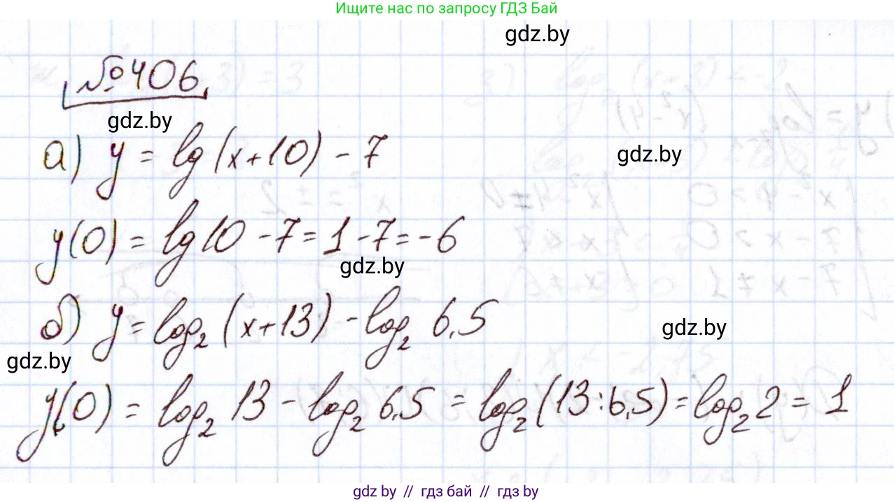 Алгебра, 11 класс Учебник, авторы: Арефьева Ирина Глебовна, Пирютко Ольга Николаевна, издательство Народная асвета, Минск, 2020, бирюзового цвета, страница 219, номер 406, Решение