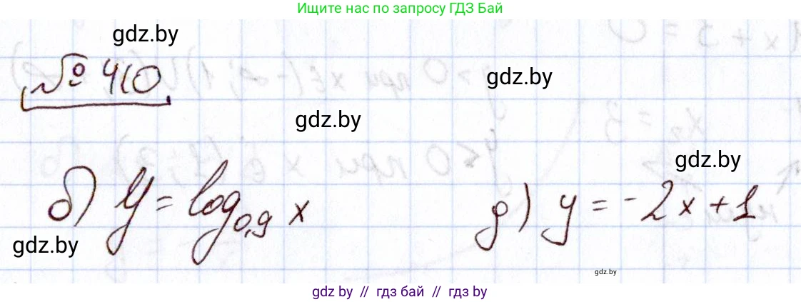 Алгебра, 11 класс Учебник, авторы: Арефьева Ирина Глебовна, Пирютко Ольга Николаевна, издательство Народная асвета, Минск, 2020, бирюзового цвета, страница 220, номер 410, Решение