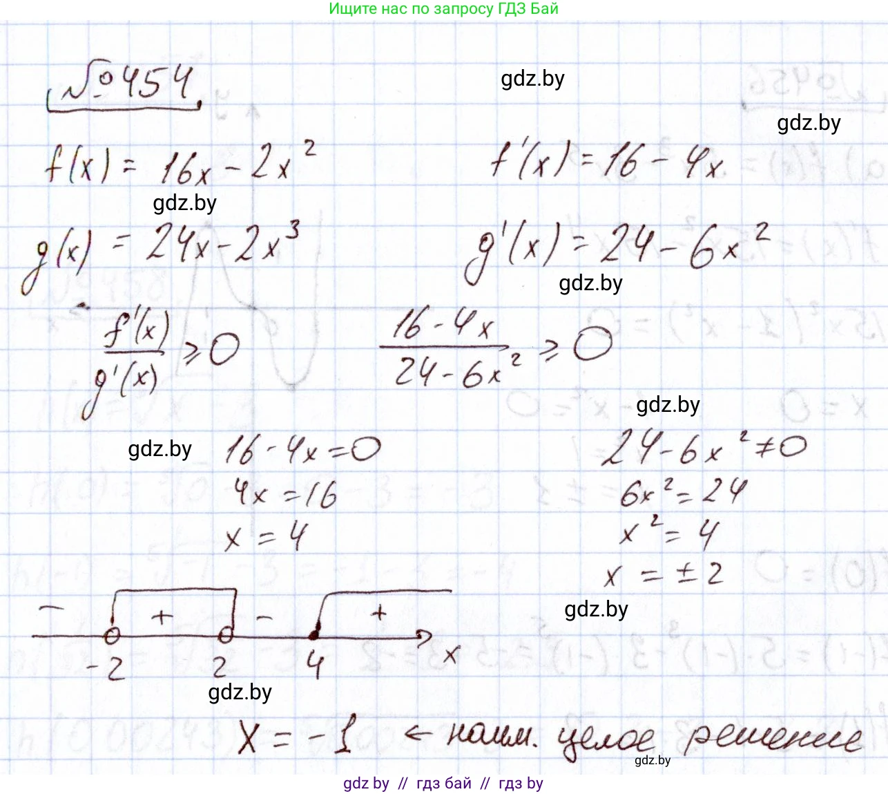 Алгебра, 11 класс Учебник, авторы: Арефьева Ирина Глебовна, Пирютко Ольга Николаевна, издательство Народная асвета, Минск, 2020, бирюзового цвета, страница 227, номер 454, Решение