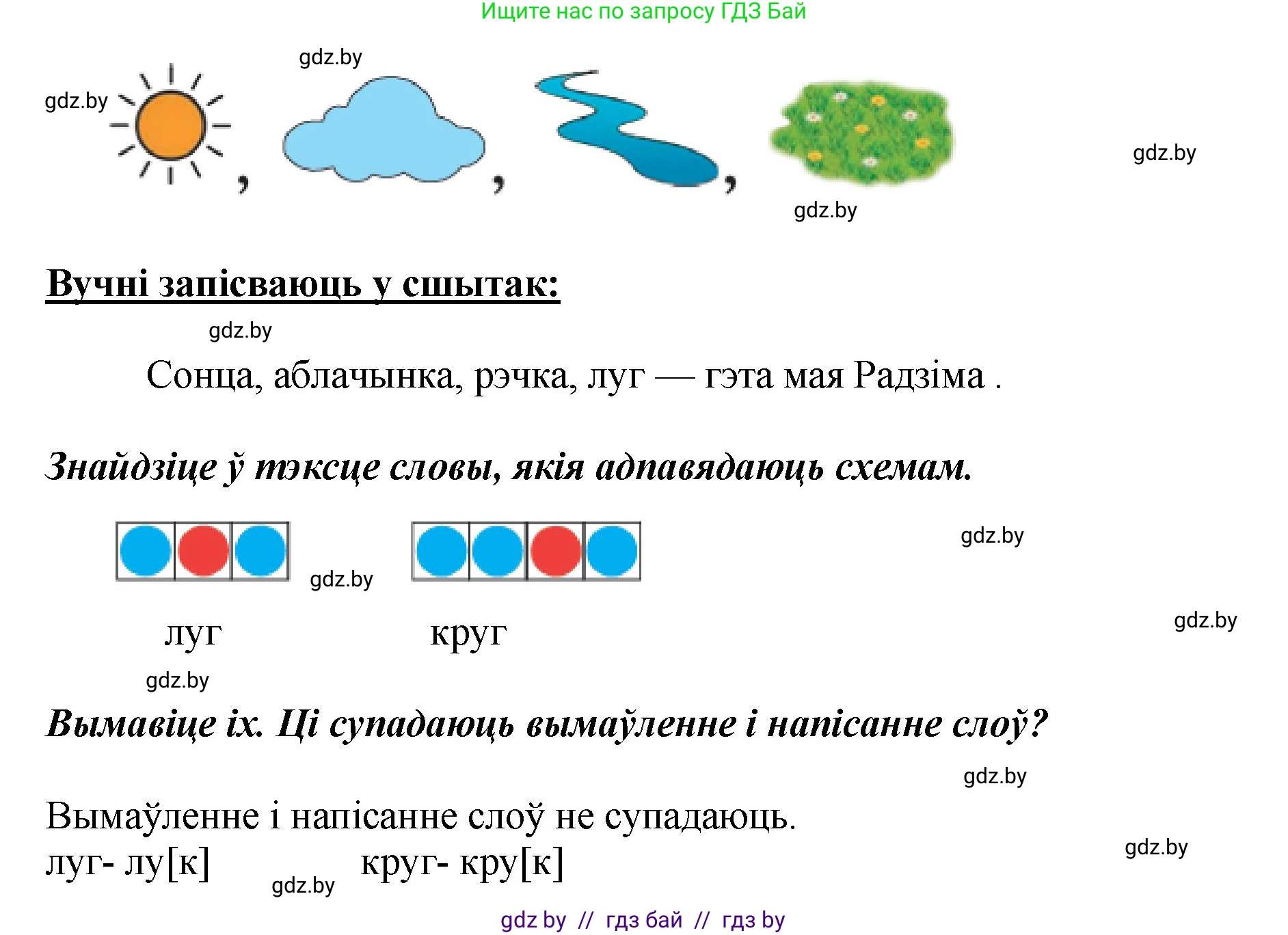 Белорусский язык (Беларуская мова), 2 класс Учебник, автор: Антановіч Наталля Міхайлаўна, издательство Нацыянальны інстытут адукацыі, Минск, 2022, голубого цвета, Часть 1, страница 14, номер 17, Решение (продолжение 2)