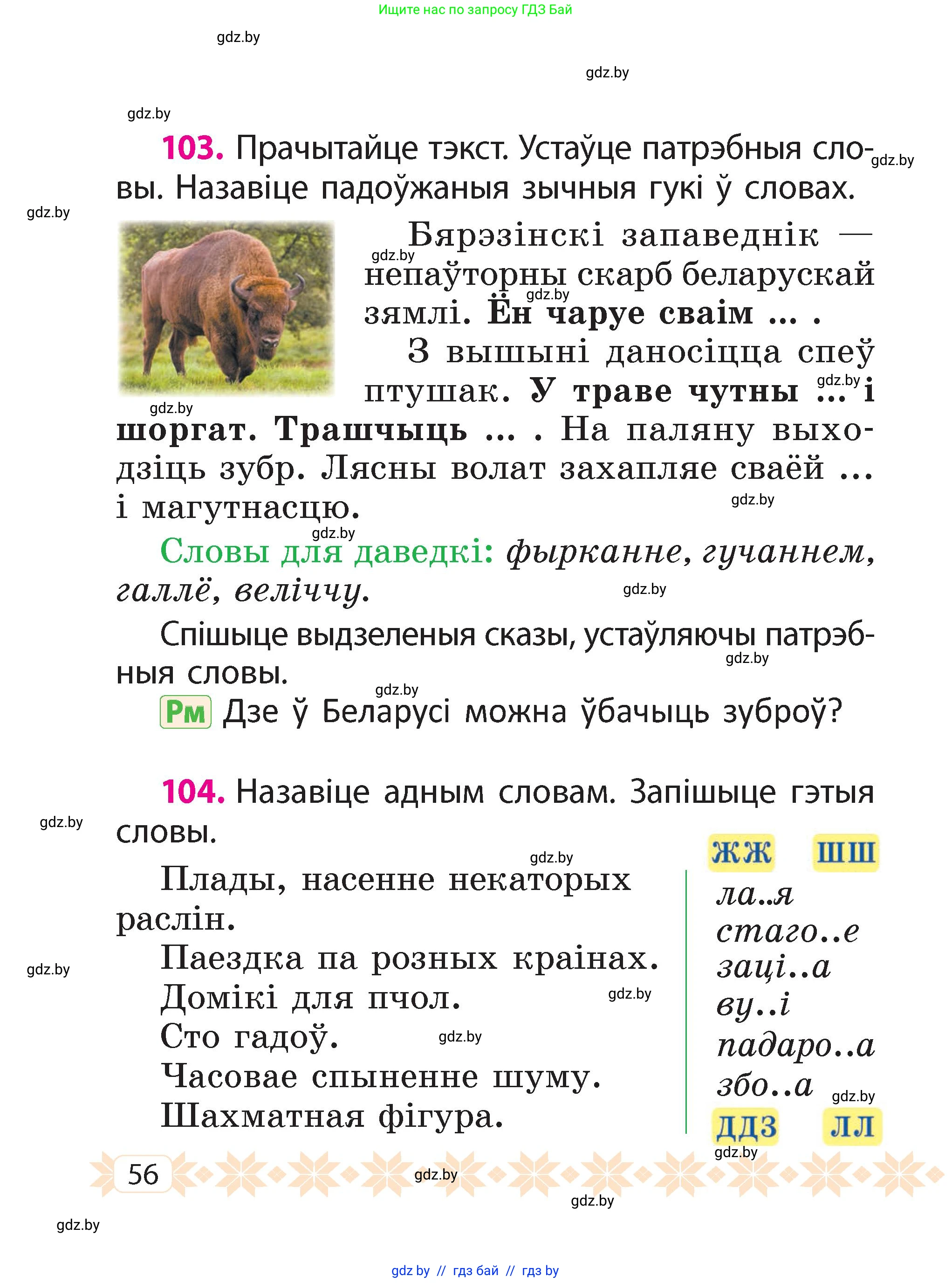 Белорусский язык (Беларуская мова), 2 класс Учебник, автор: Свірыдзенка Вольга Іванаўна, издательство Акадэмія адукацыі, Минск, 2025, голубого цвета, Частка 2, страница 31, номер 56, Условие