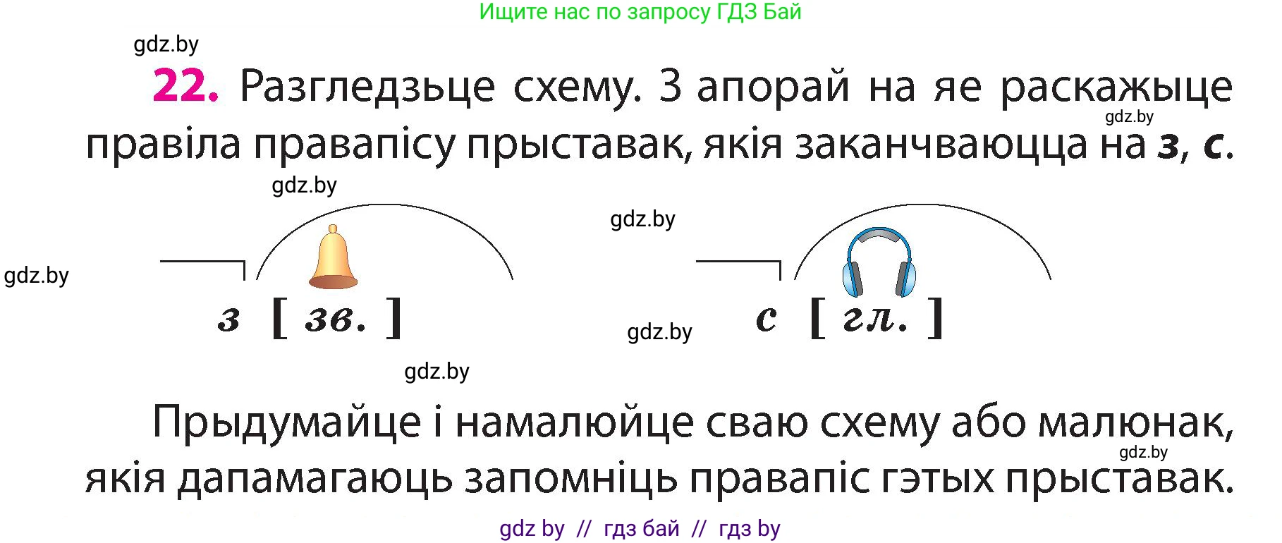 Белорусский язык (Беларуская мова), 3 класс Учебник, автор: Свірыдзенка Вольга Іванаўна, издательство Нацыянальны інстытут адукацыі, Минск, 2023, зелёного цвета, Частка 2, страница 14, номер 22, Условие