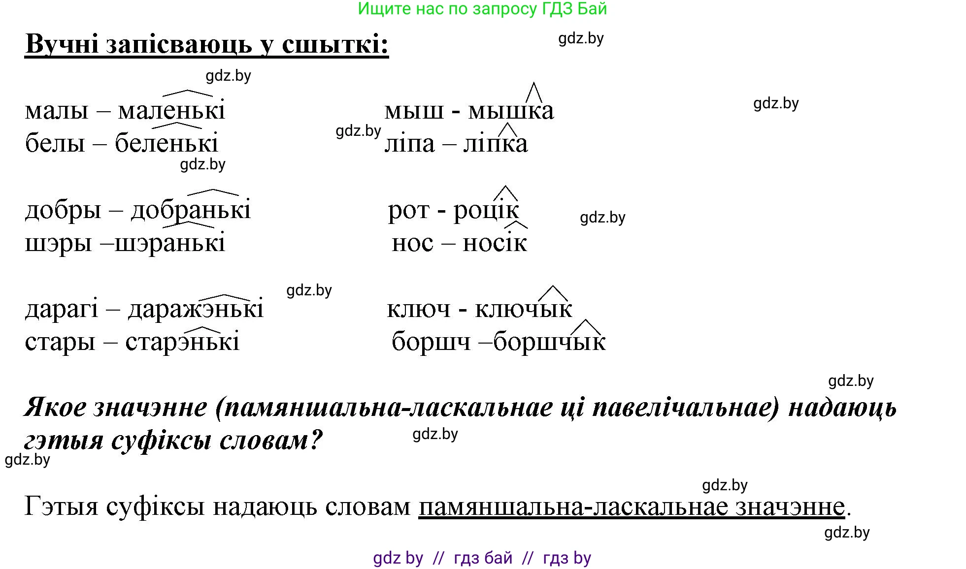Белорусский язык (Беларуская мова), 3 класс Учебник, автор: Свірыдзенка Вольга Іванаўна, издательство Нацыянальны інстытут адукацыі, Минск, 2023, зелёного цвета, Частка 2, страница 30, номер 51, Решение (продолжение 2)