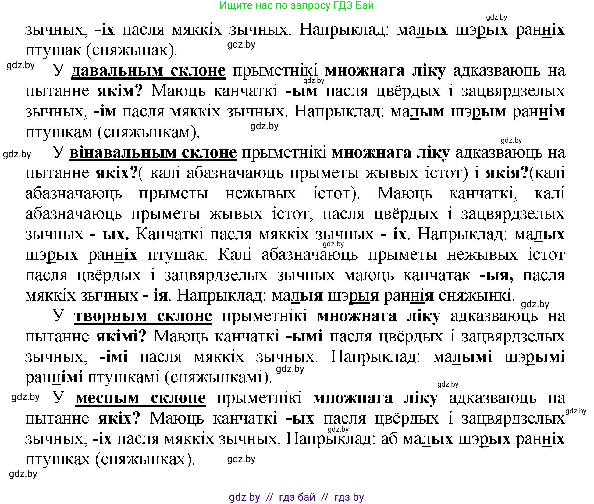 Белорусский язык (Беларуская мова), 4 класс Учебник, автор: Свірыдзенка Вольга Іванаўна, издательство Нацыянальны інстытут адукацыі, Минск, 2024, голубого цвета, Частка 2, страница 45, Решение 2024 (продолжение 4)