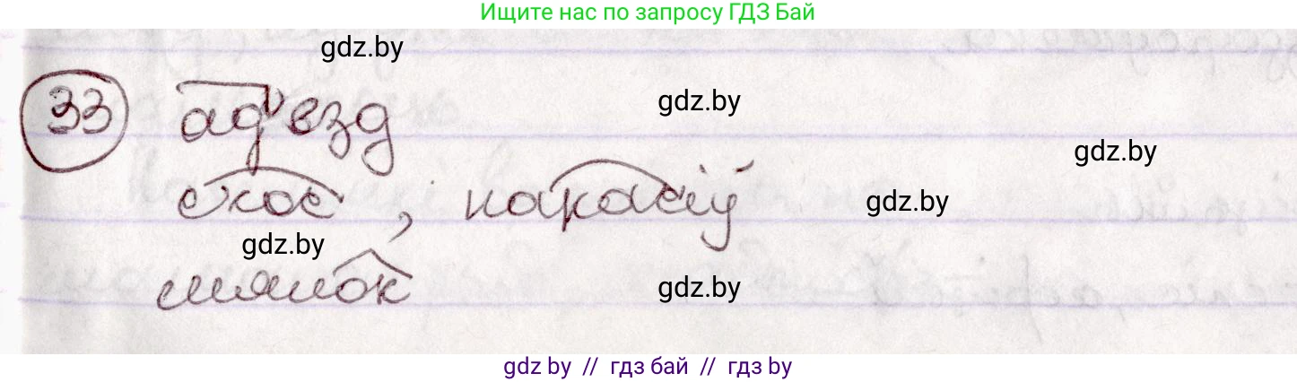 Белорусский язык (Беларуская мова), 7 класс Учебник, авторы: Валочка Ганна Міхайлаўна, Зелянко Вольга Уладзіміраўна, Язерская Святлана Анатольеўна, издательство Нацыянальны інстытут адукацыі, Минск, 2020, страница 24, номер 33, Решение