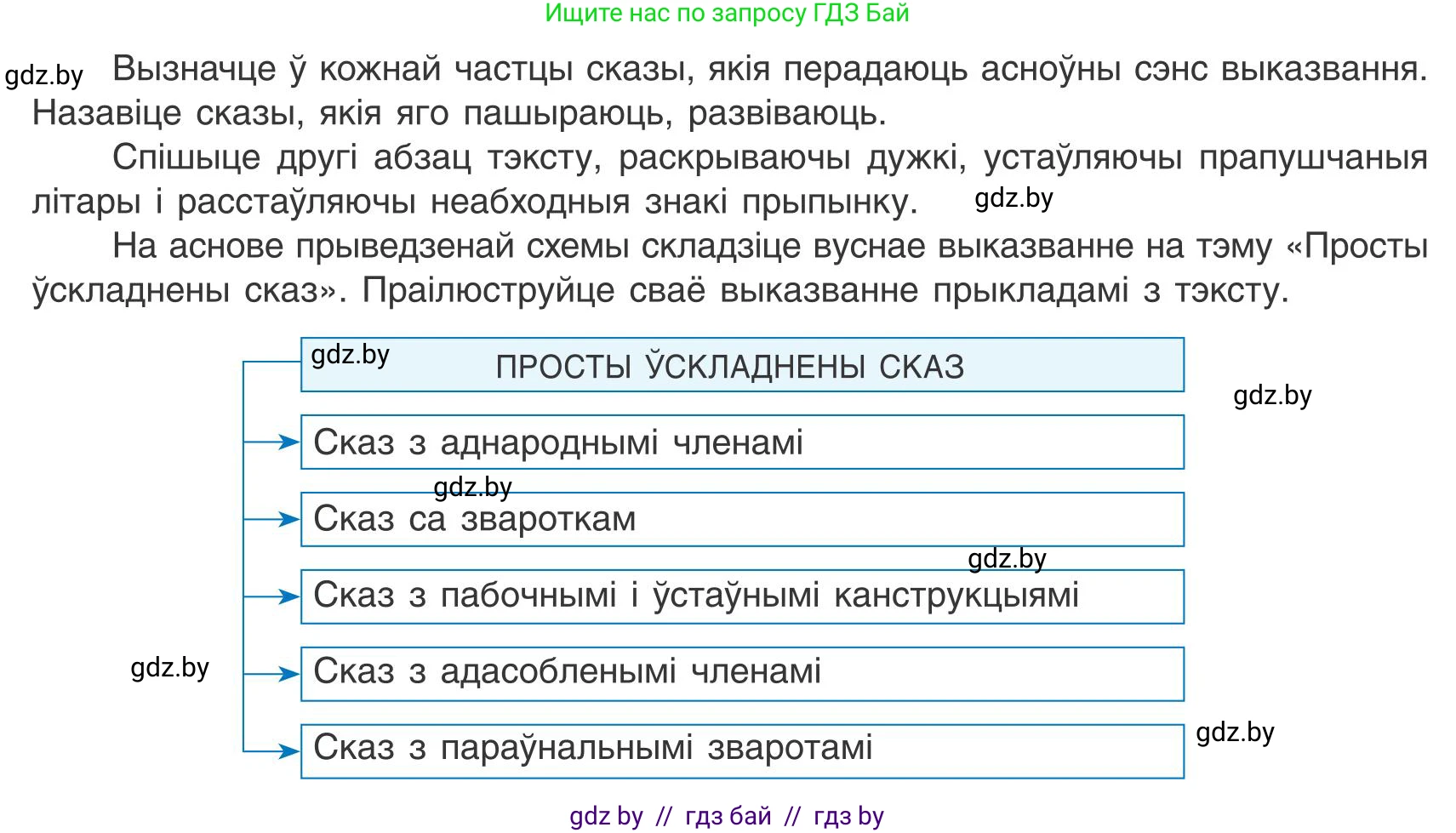 Белорусский язык (Беларуская мова), 9 класс Учебник, авторы: Валочка Ганна Міхайлаўна, Васюковіч Людміла Сяргееўна, Зелянко Вольга Уладзіміраўна, Якуба Святлана Міхайлаўна, Байкова С І, издательство Акадэмія адукацыі, Минск, 2025, сиреневого цвета, страница 30, номер 39, Условие 2025 (продолжение 2)