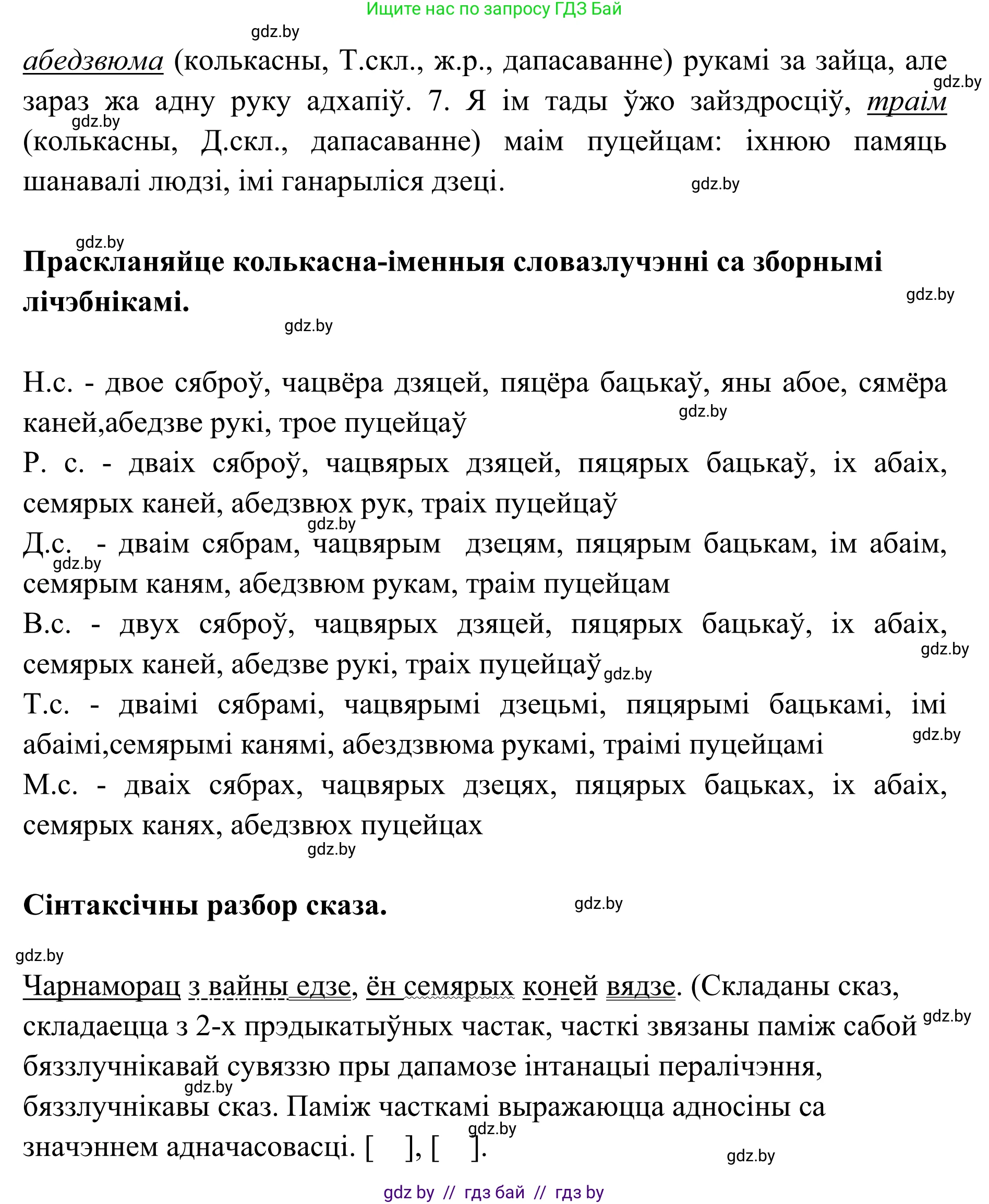 Белорусский язык (Беларуская мова), 10 класс Учебник, авторы: Валочка Ганна Міхайлаўна, Васюковіч Людміла Сяргееўна, Зелянко Вольга Уладзіміраўна, Міхнёнак С С, Якуба Святлана Міхайлаўна, издательство Нацыянальны інстытут адукацыі, Минск, 2020, страница 173, номер 282, Решение 1 (продолжение 2)