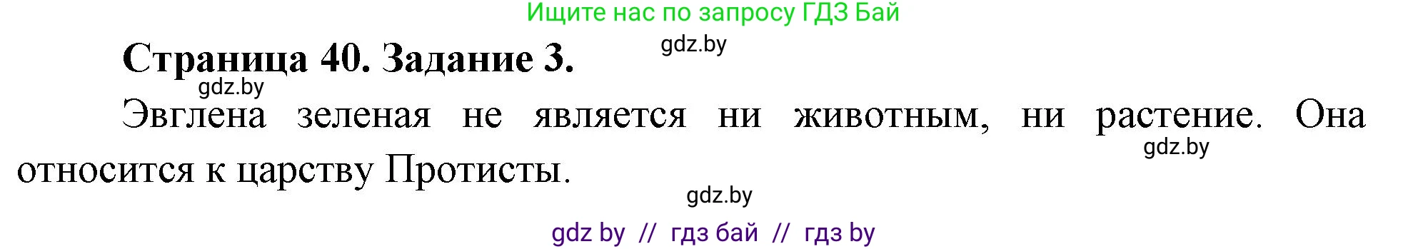 Биология, 6 класс рабочая тетрадь, авторы: Лисов Николай Дмитриевич, Борщевская Елена Валерьевна, издательство Аверсэв, Минск, 2021, жёлтого цвета, страница 40, номер 3, Решение