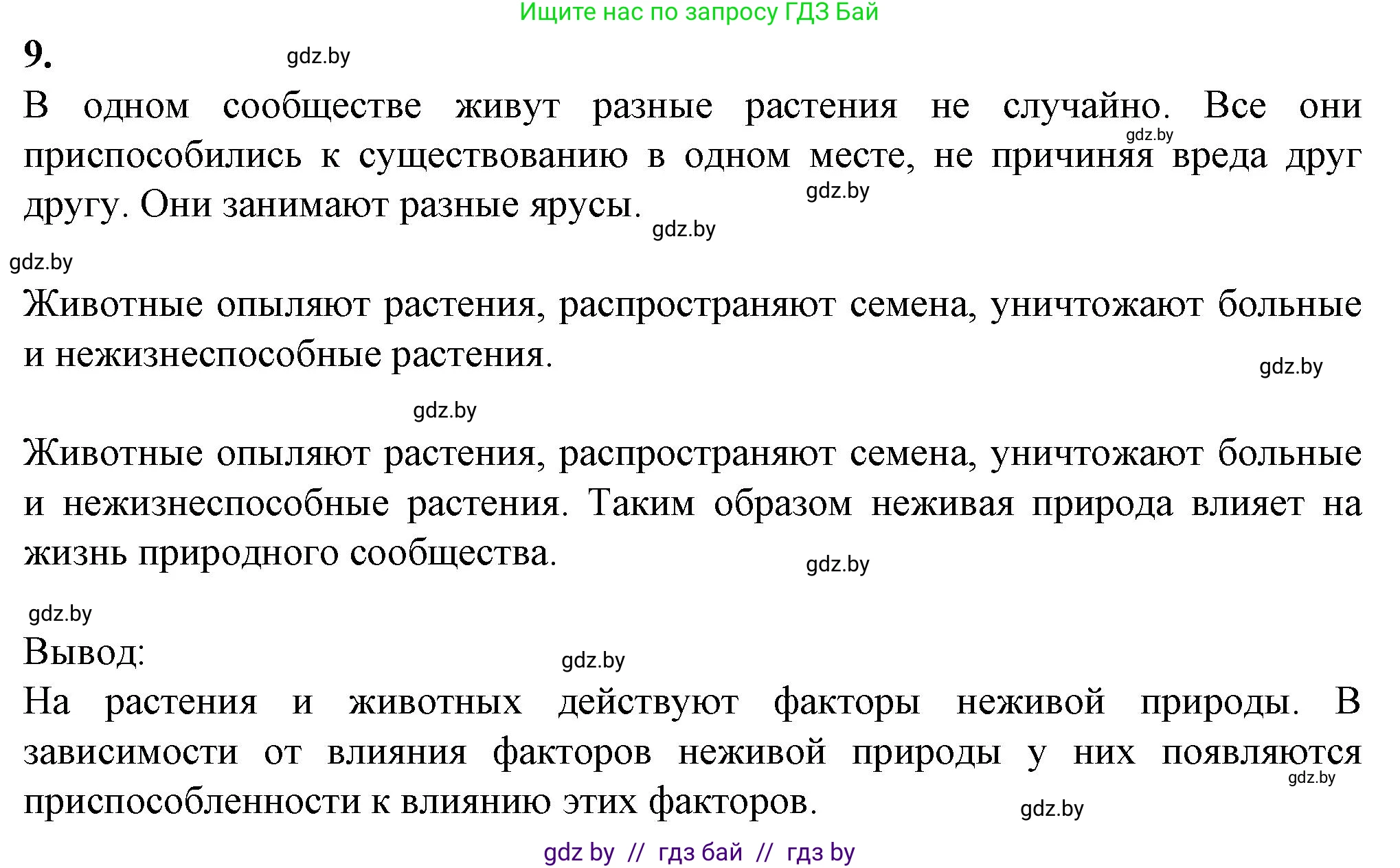 Биология, 6 класс Тетрадь для лабораторных и практических работ, авторы: Лисов Николай Дмитриевич, Борщевская Елена Валерьевна, издательство Аверсэв, Минск, 2023, салатового цвета, страница 39, номер 9, Решение