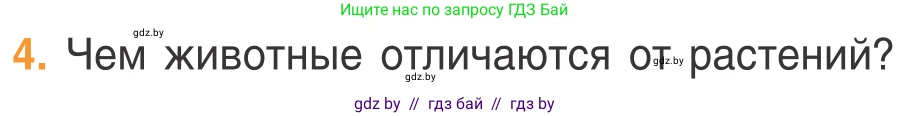 Биология, 6 класс Учебник, автор: Лисов Николай Дмитриевич, издательство Народная асвета, Минск, 2021, зелёного цвета, страница 39, номер 4, Условие