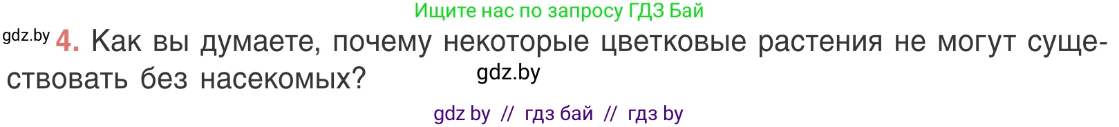 Биология, 6 класс Учебник, автор: Лисов Николай Дмитриевич, издательство Народная асвета, Минск, 2021, зелёного цвета, страница 96, номер 4, Условие