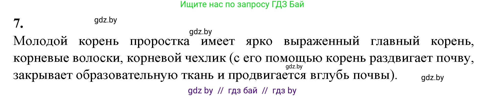 Биология, 7 класс Тетрадь для лабораторных и практических работ, автор: Лисов Николай Дмитриевич, издательство Аверсэв, Минск, 2022, зелёного цвета, страница 30, номер 7, Решение