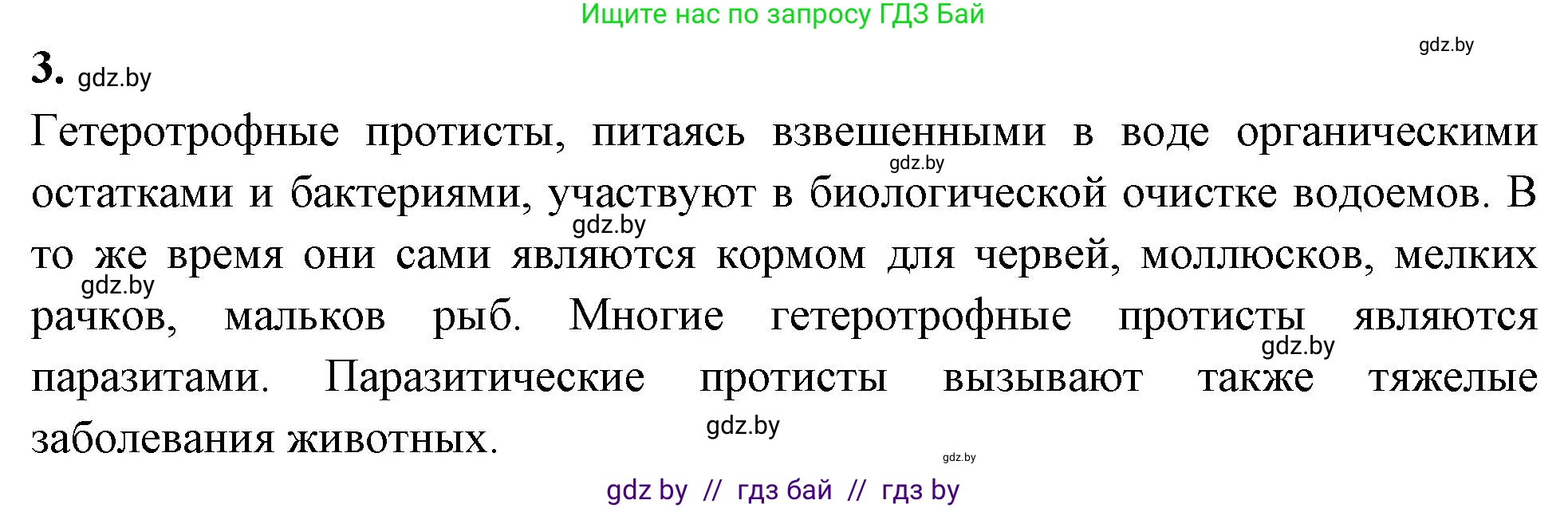 Биология, 7 класс рабочая тетрадь, автор: Лисов Николай Дмитриевич, издательство Аверсэв, Минск, 2022, коричневого цвета, страница 17, номер 3, Решение