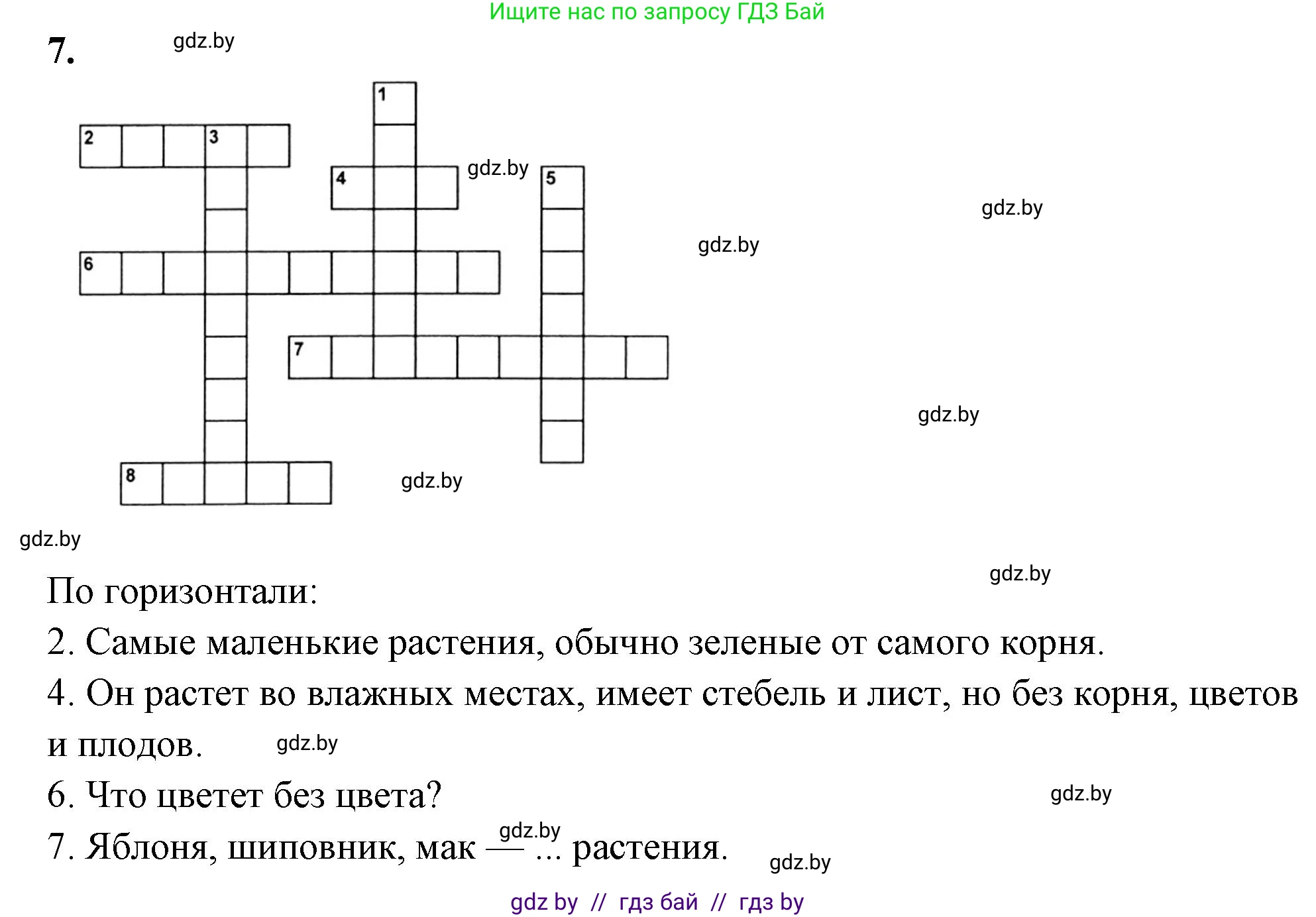 Биология, 7 класс рабочая тетрадь, автор: Лисов Николай Дмитриевич, издательство Аверсэв, Минск, 2022, коричневого цвета, страница 39, номер 7, Решение