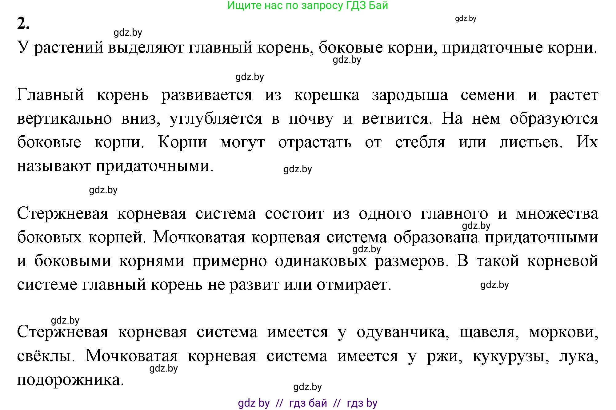 Биология, 7 класс рабочая тетрадь, автор: Лисов Николай Дмитриевич, издательство Аверсэв, Минск, 2022, коричневого цвета, страница 54, номер 2, Решение