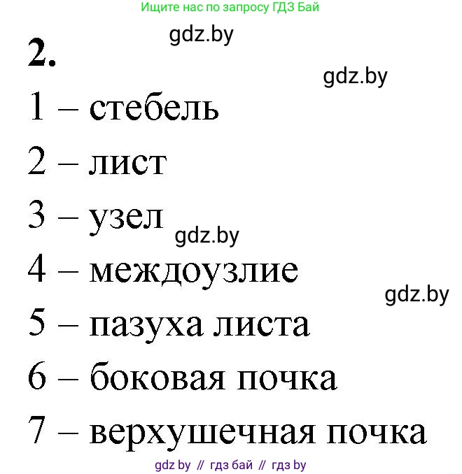 Биология, 7 класс рабочая тетрадь, автор: Лисов Николай Дмитриевич, издательство Аверсэв, Минск, 2022, коричневого цвета, страница 60, номер 2, Решение